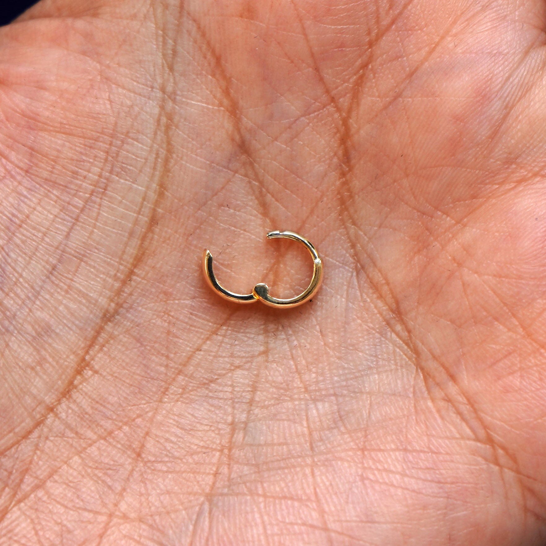 Automic Gold Studio Mini Wide Huggie Hoops