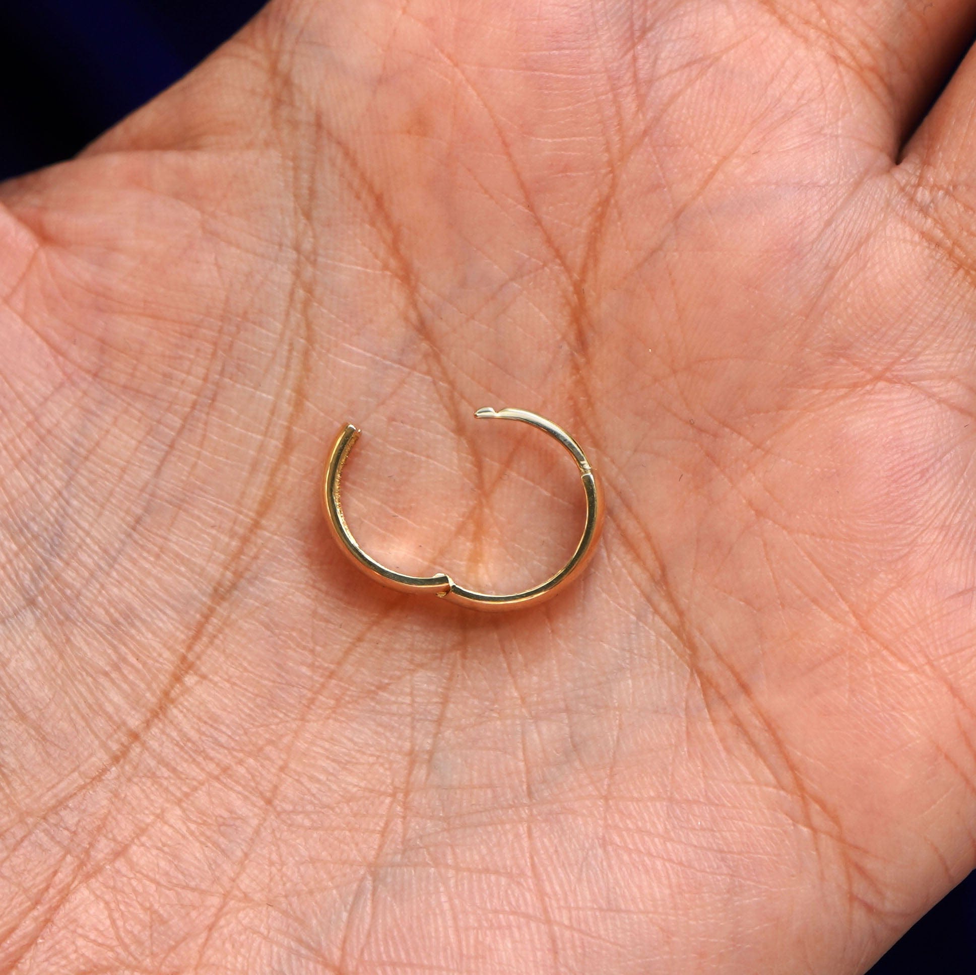Automic Gold Studio Medium Wide Huggie Hoops