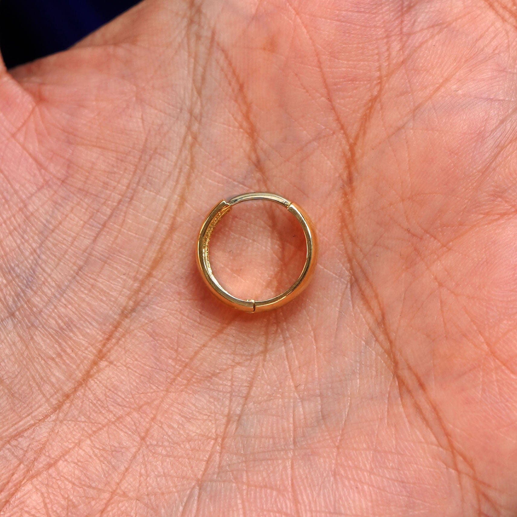 Automic Gold Studio Medium Wide Huggie Hoops
