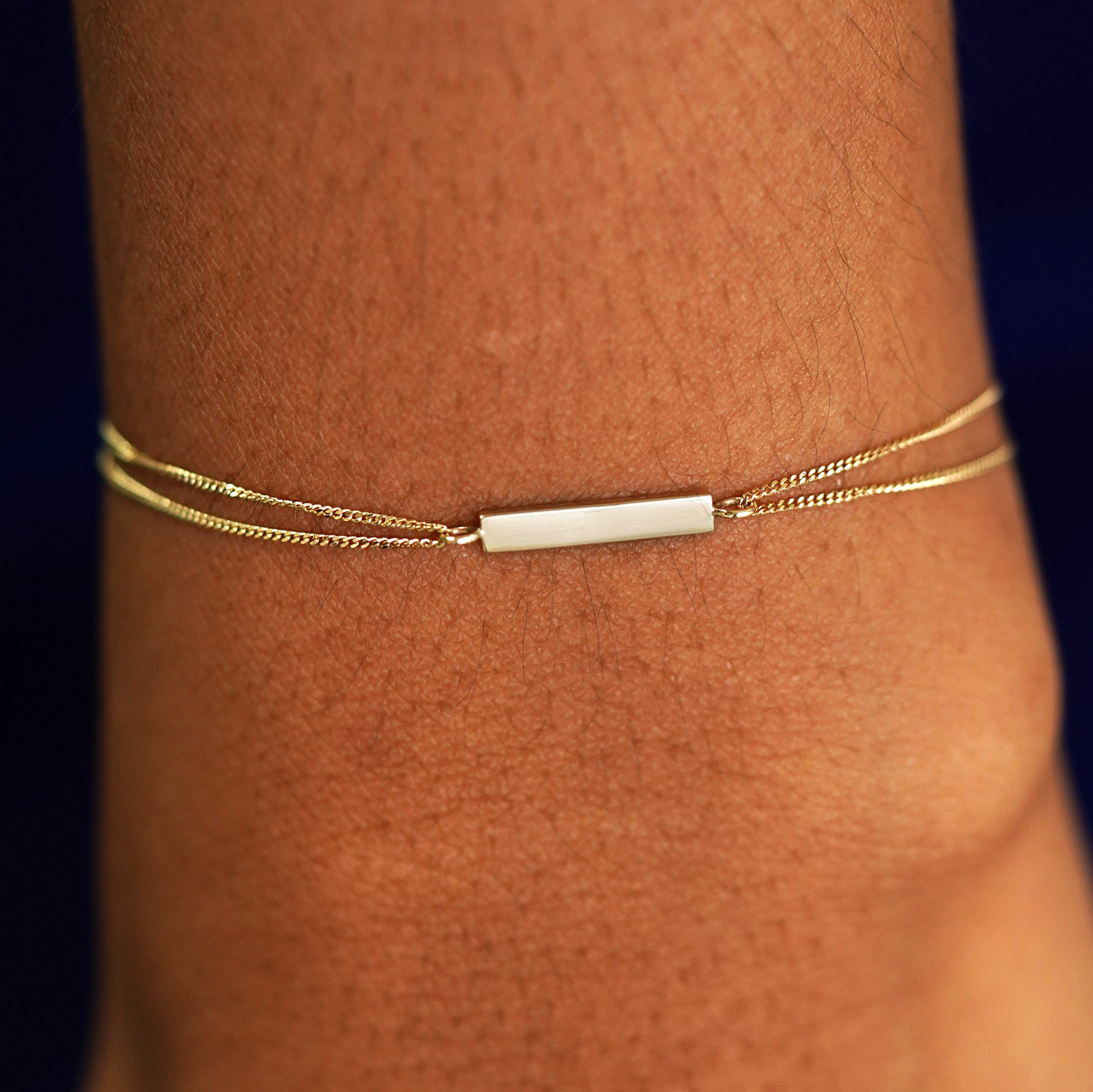 Automic Gold Studio Bar Bracelet