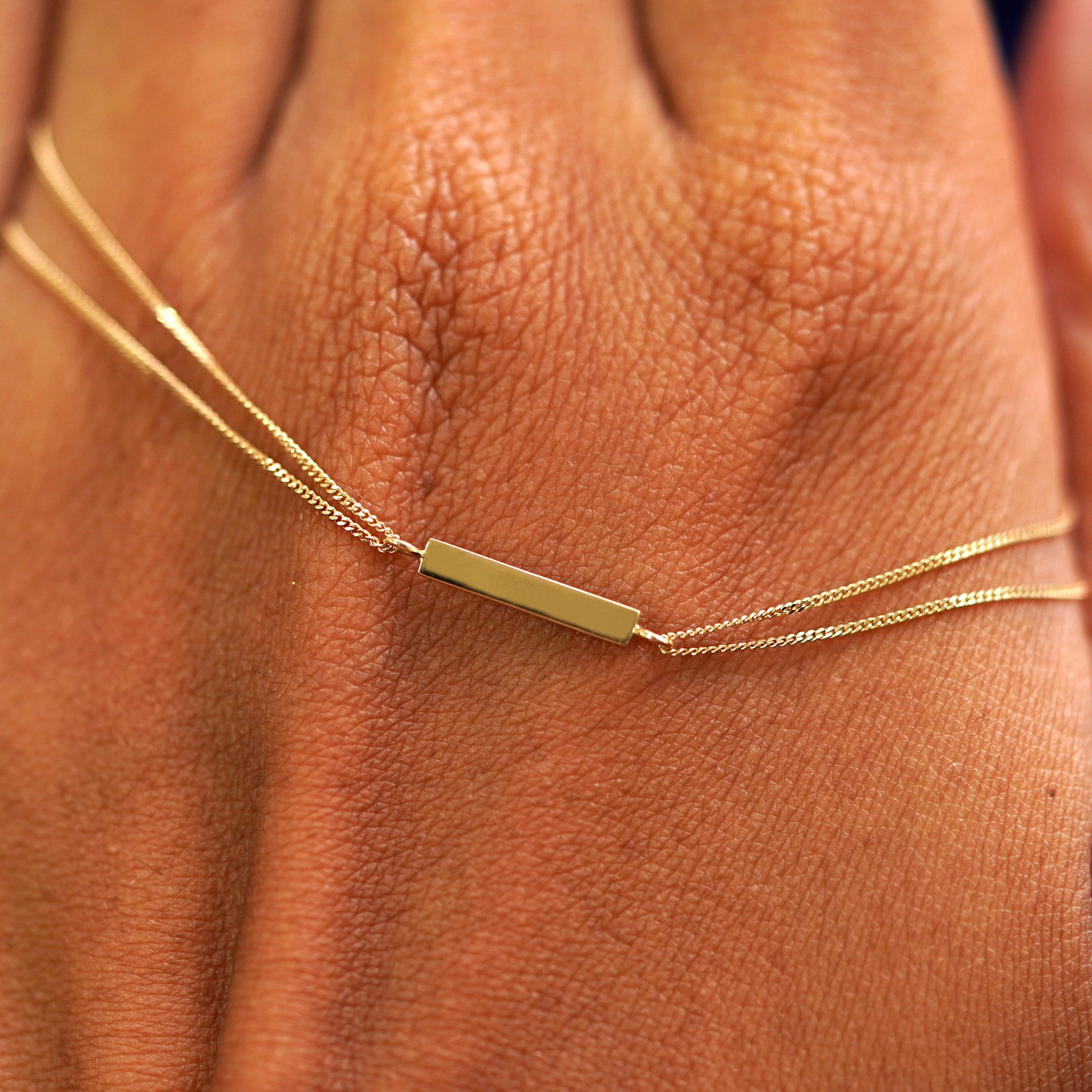 Automic Gold Studio Bar Bracelet