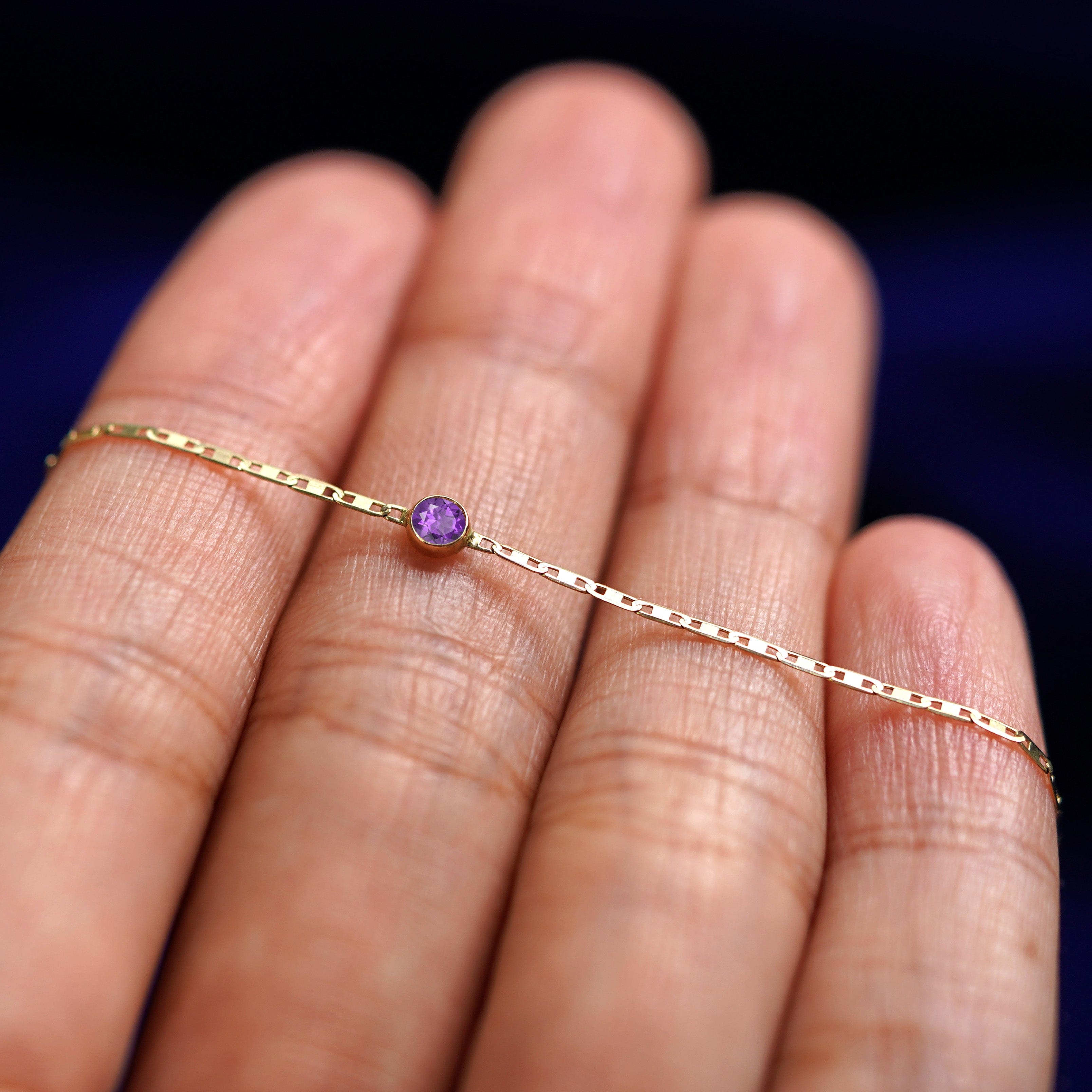 Automic Gold Studio Amethyst Bracelet
