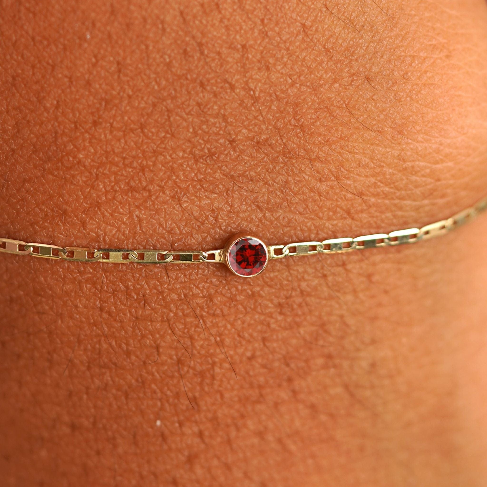 Automic Gold Studio Garnet Bracelet