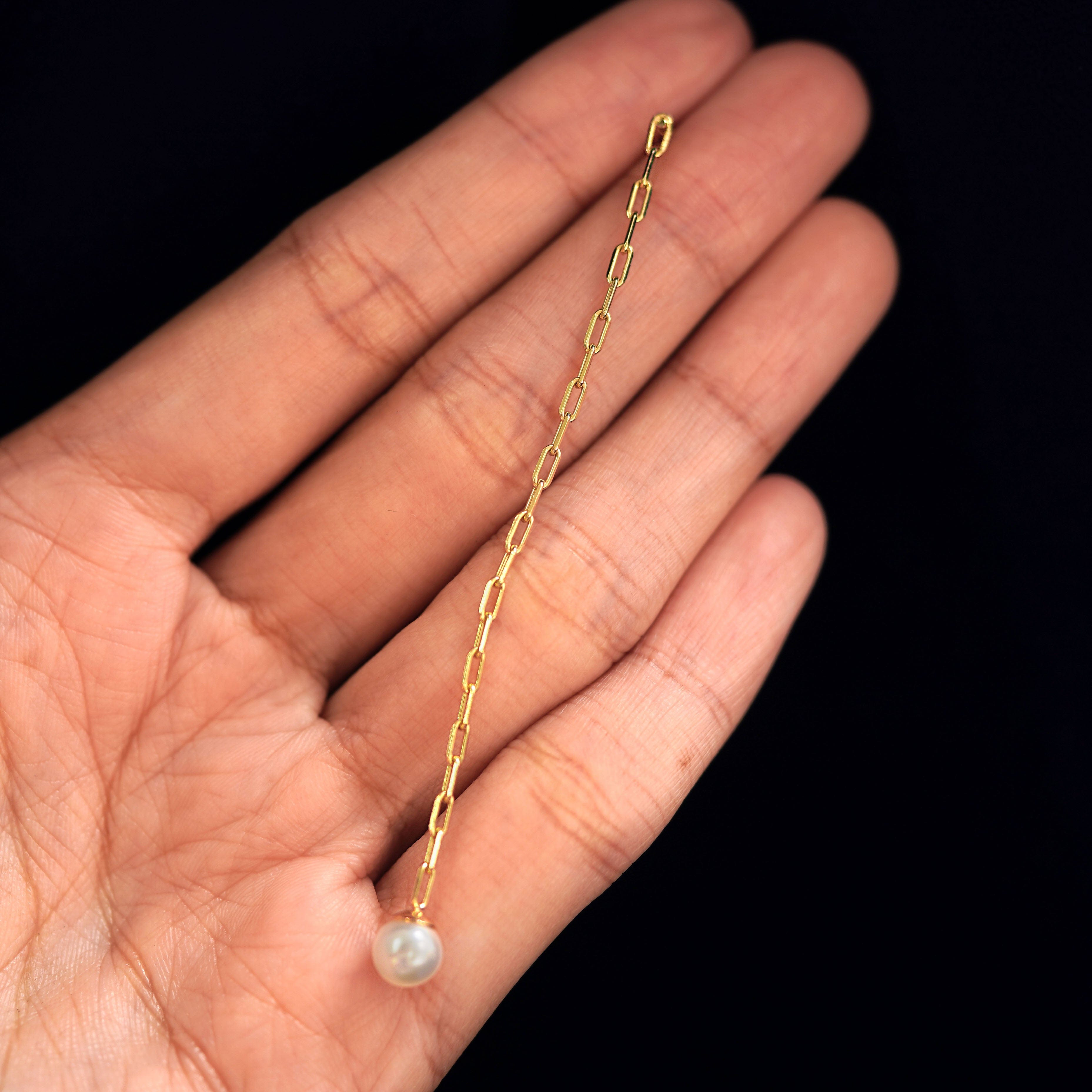 Automic Gold Studio Pearl Dangle Earring