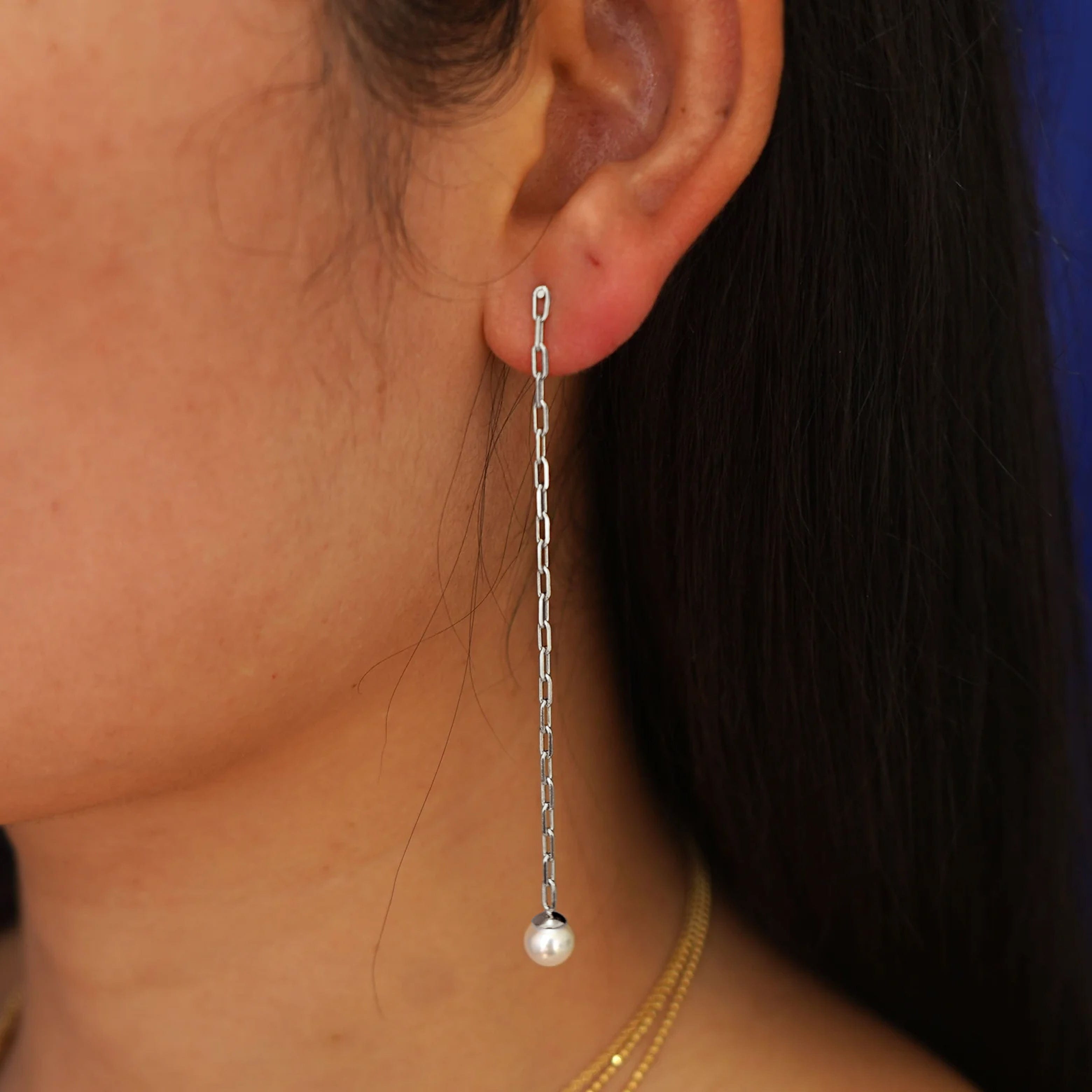 Automic Gold Studio Pearl Dangle Earring