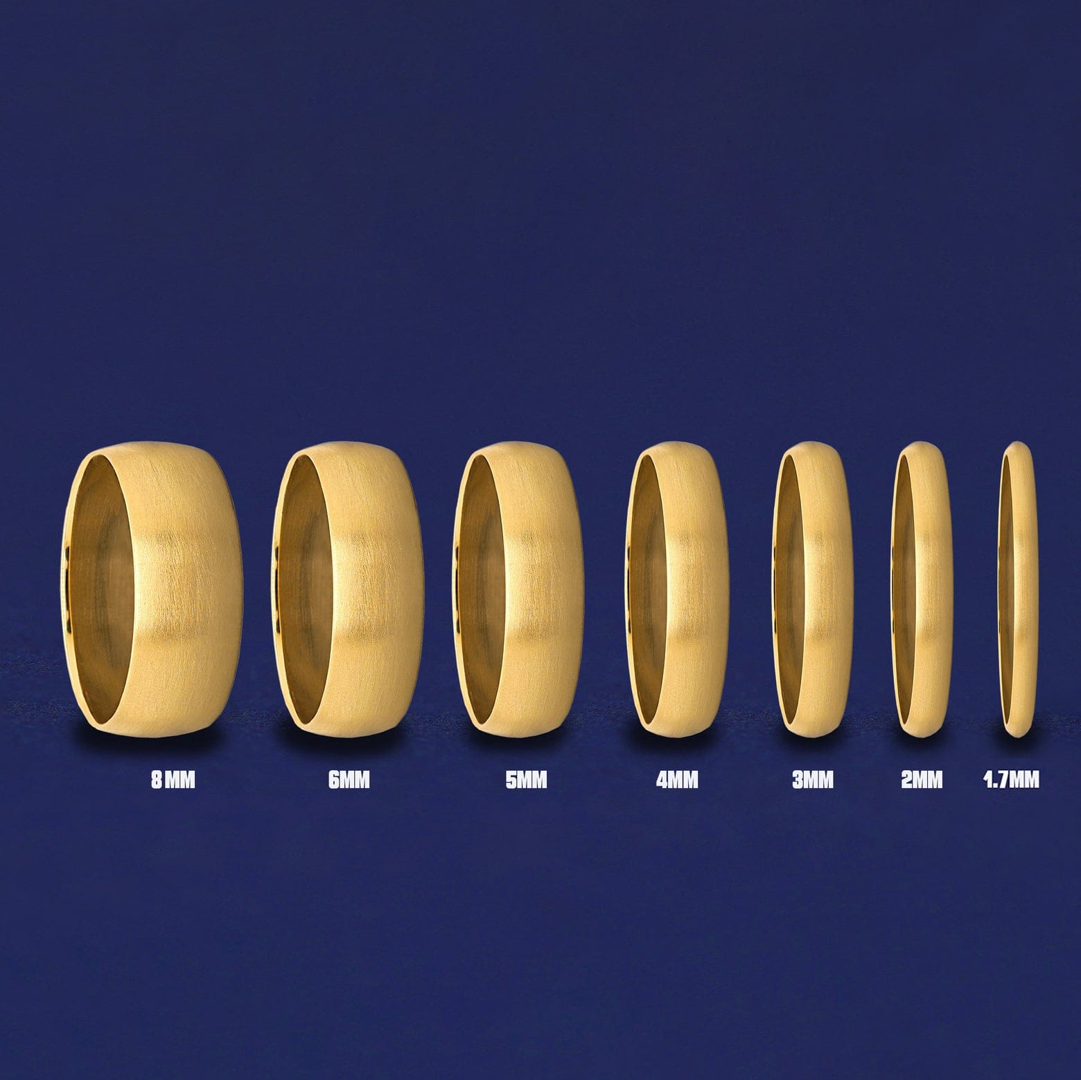 Automic Gold Studio Curvy Matte Band