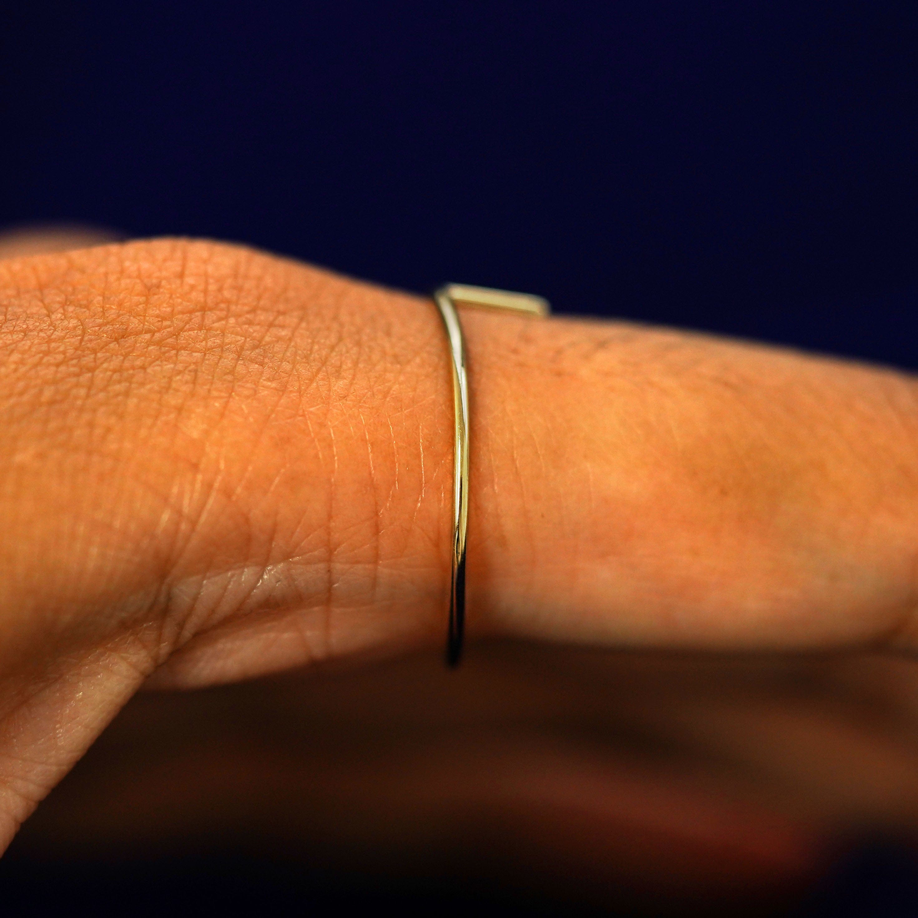 Automic Gold Studio Zig Zag Ring