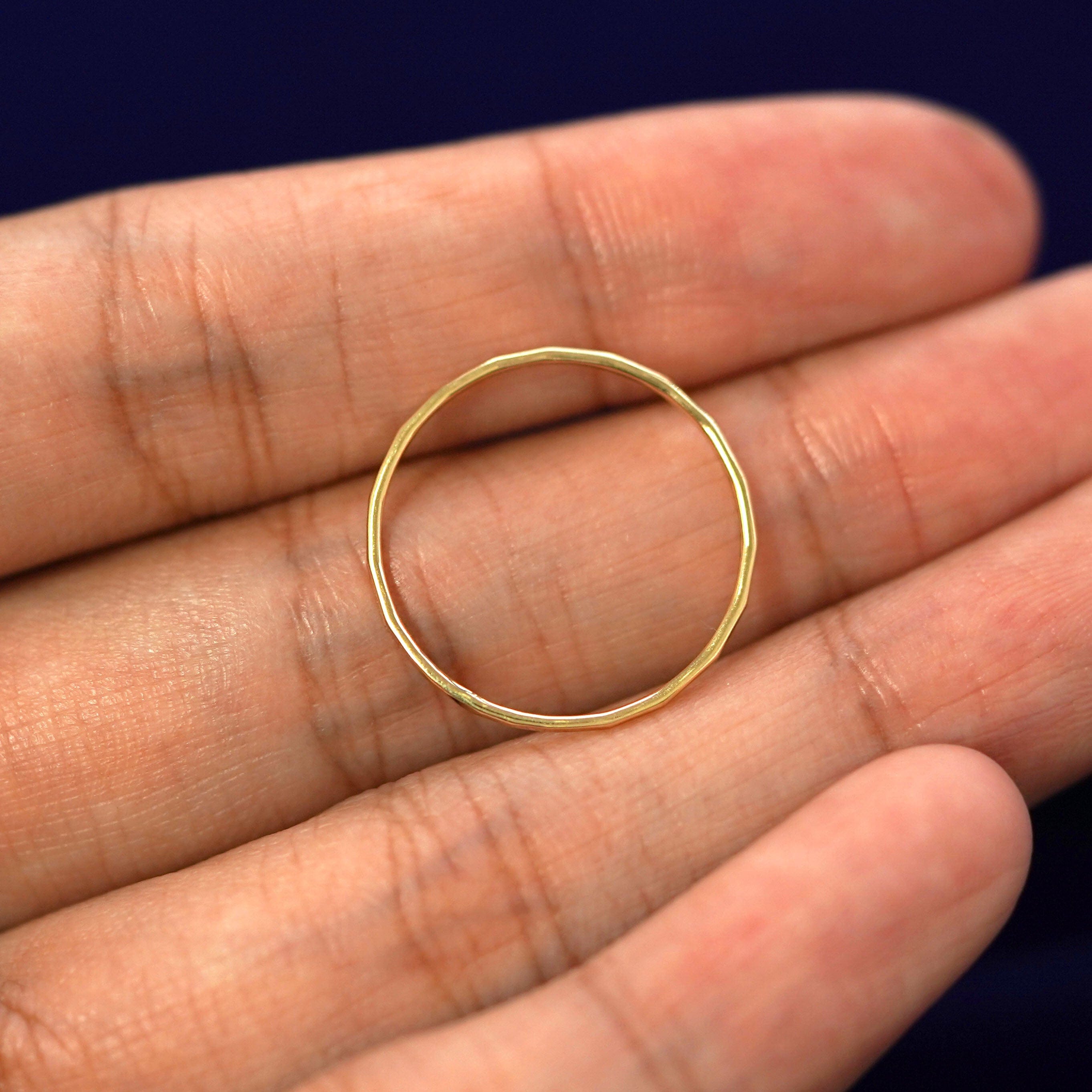 Automic Gold Studio Hammered Ring
