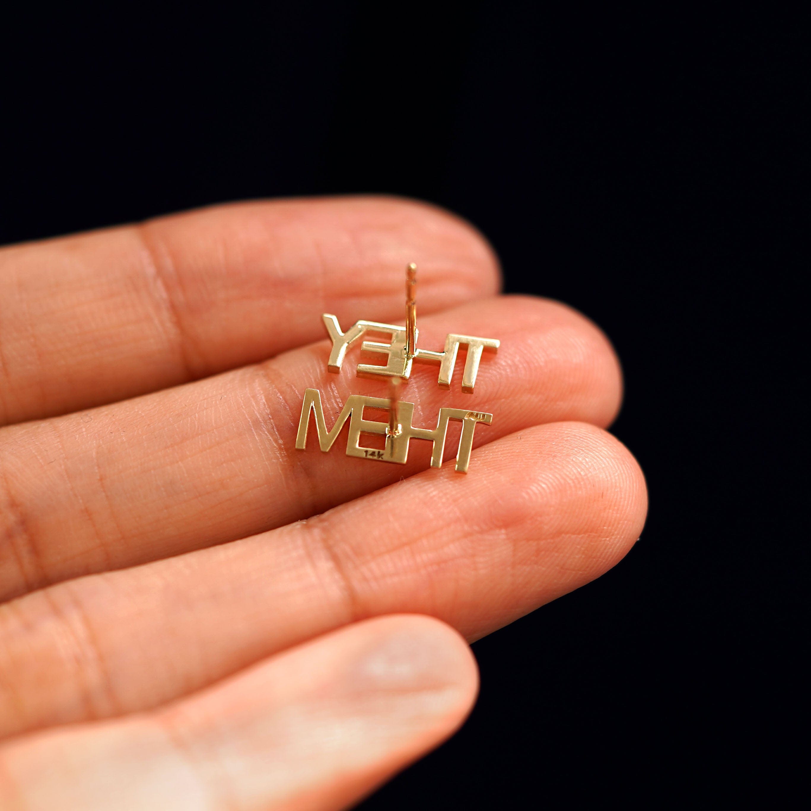 Automic Gold Studio THEY / THEM Earring