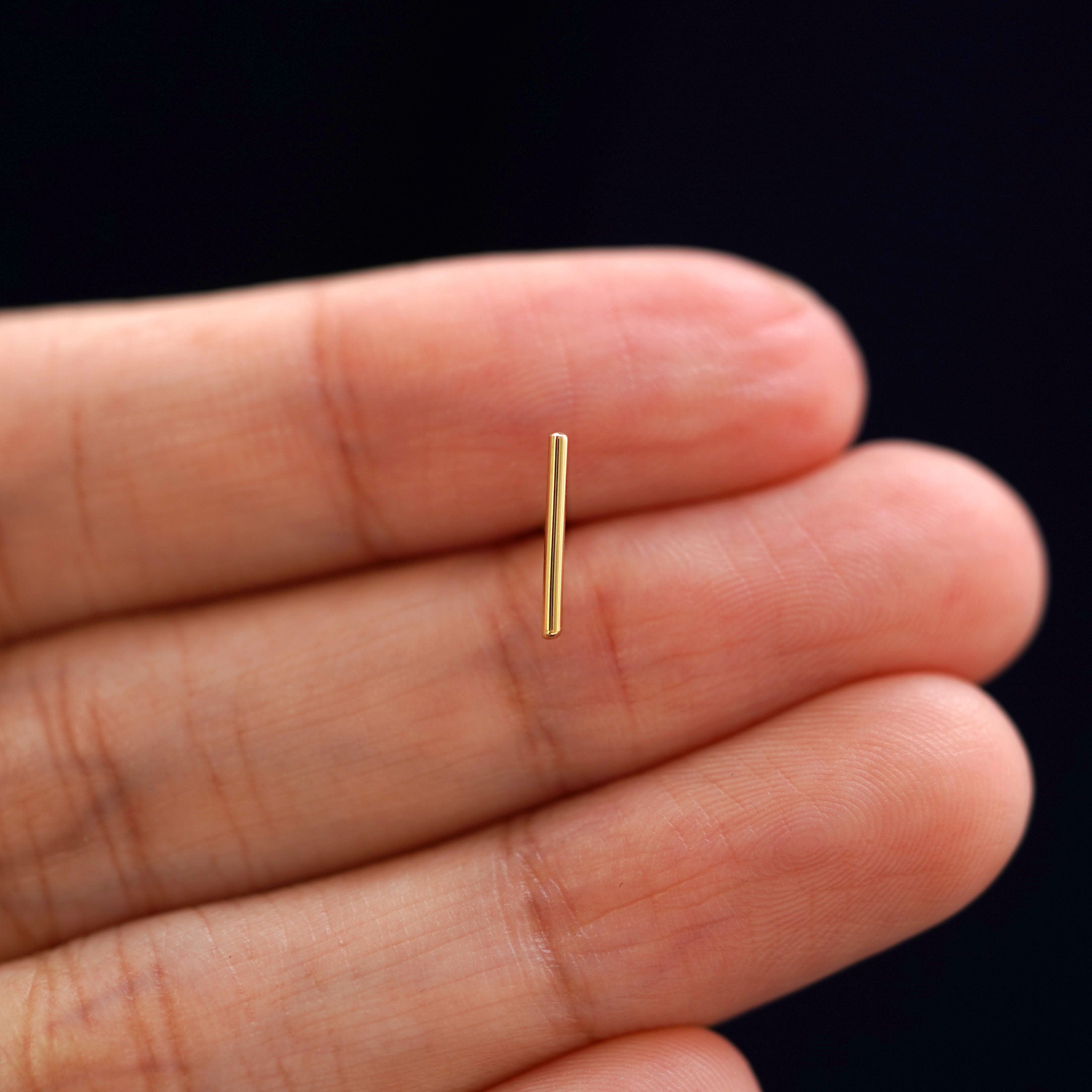 Automic Gold Studio Large Line Earring