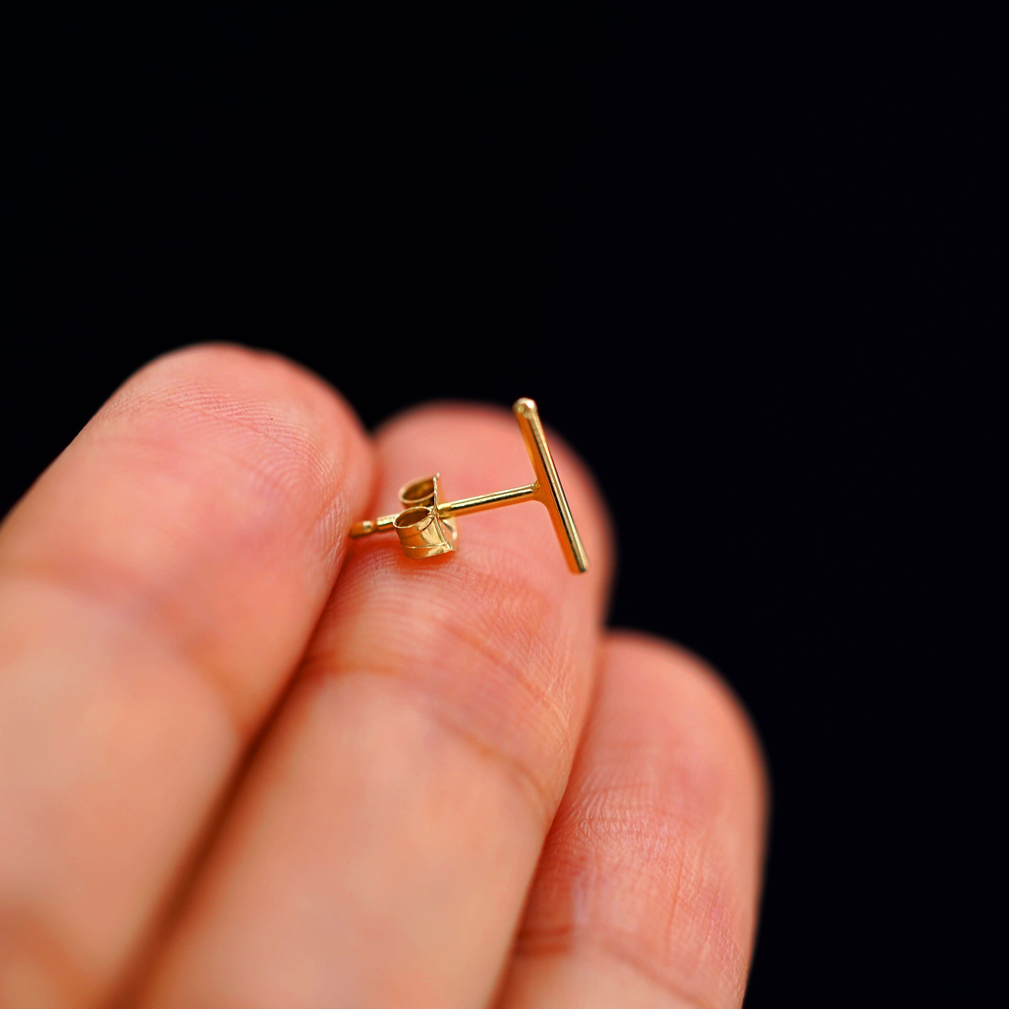 Automic Gold Studio Large Line Earring