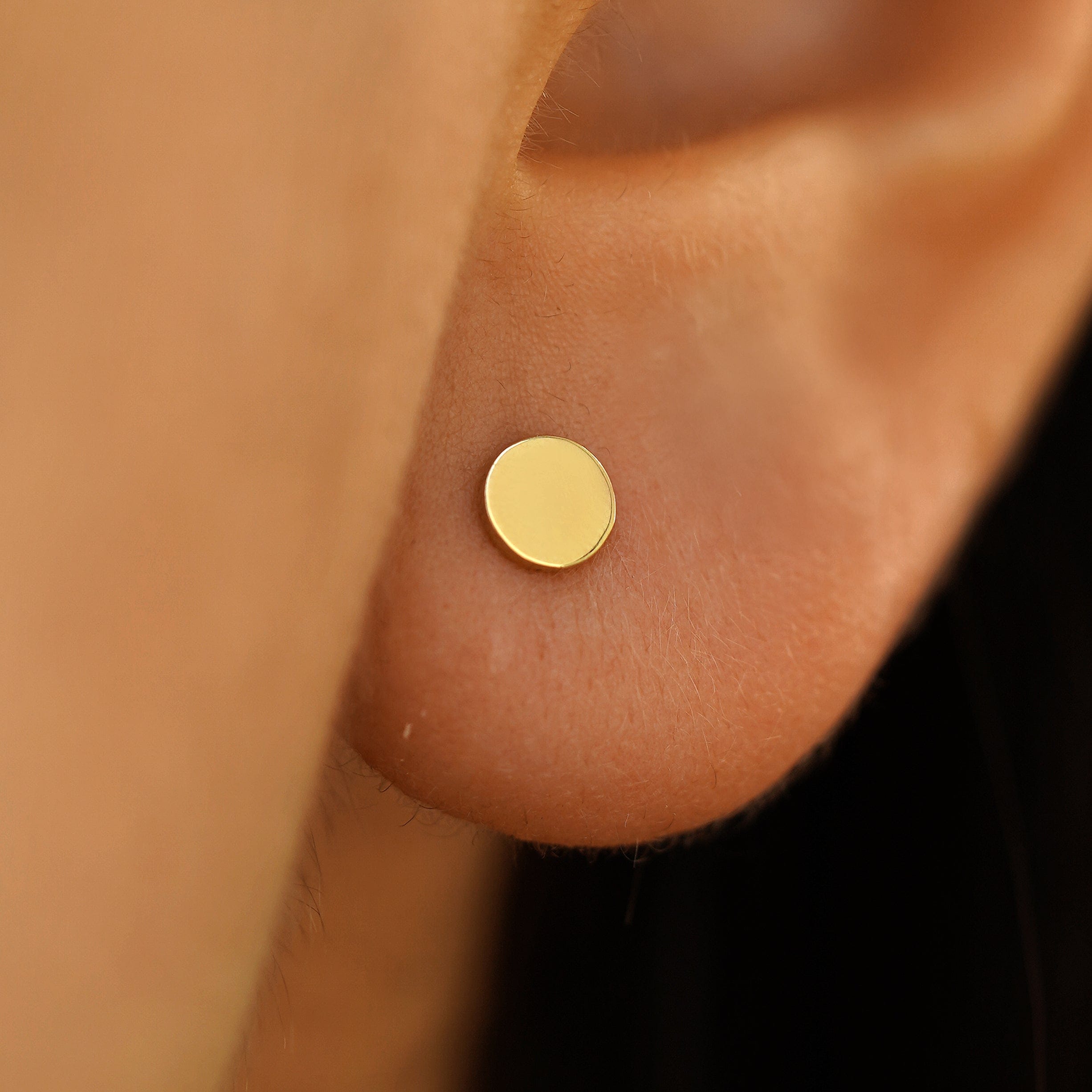 Automic Gold Studio Large Circle Earring