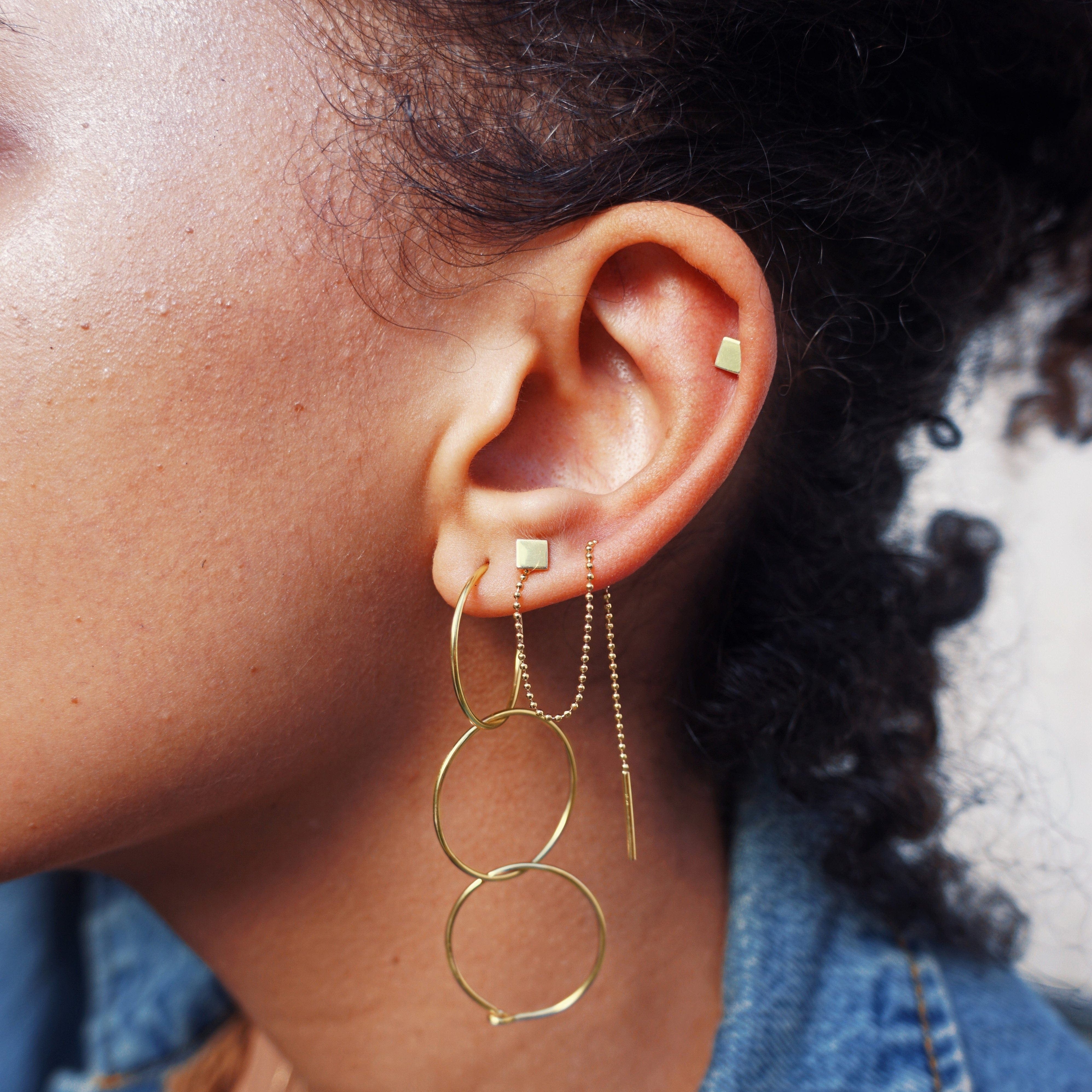 Automic Gold Studio Medium Hoop