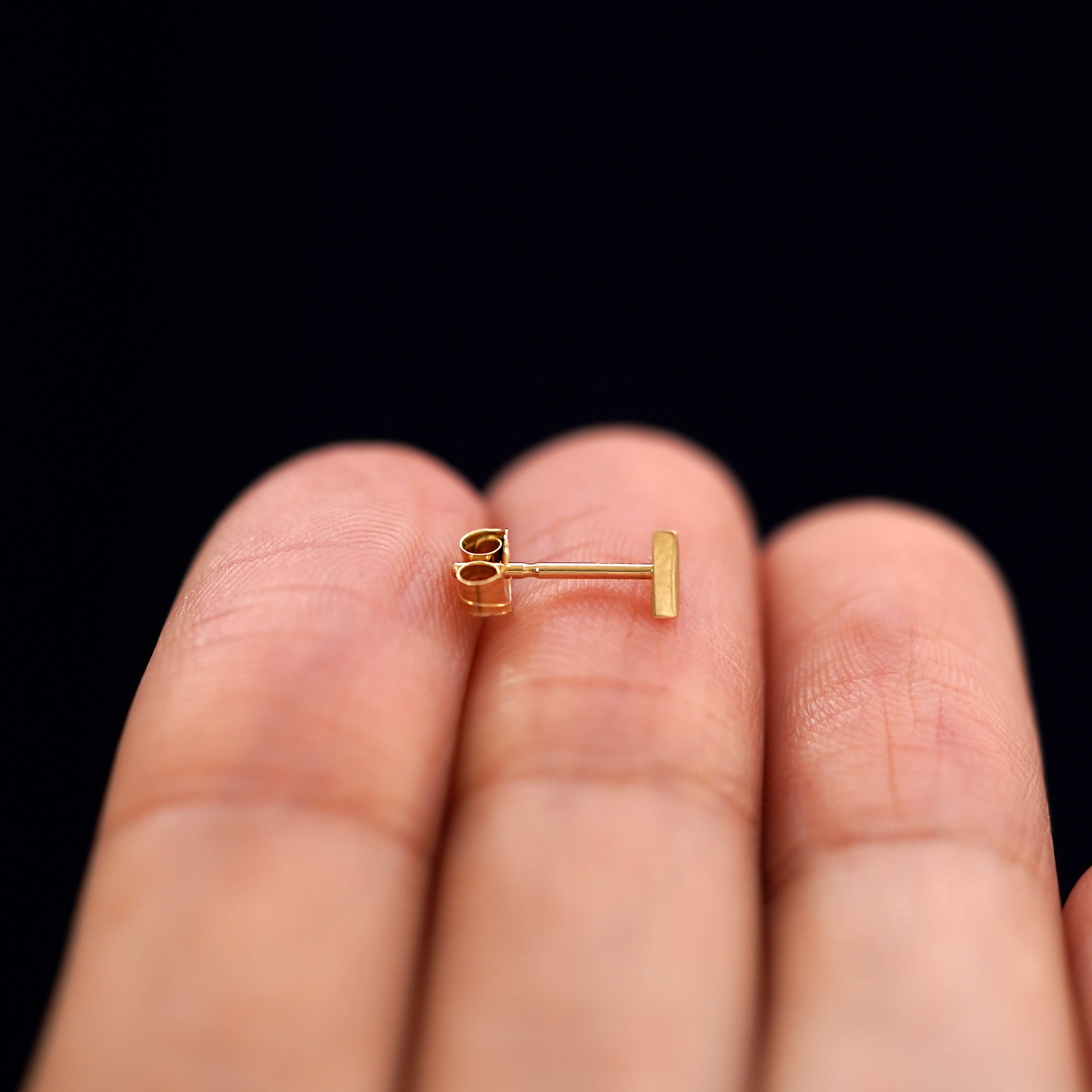 Automic Gold Studio Triangle Earring
