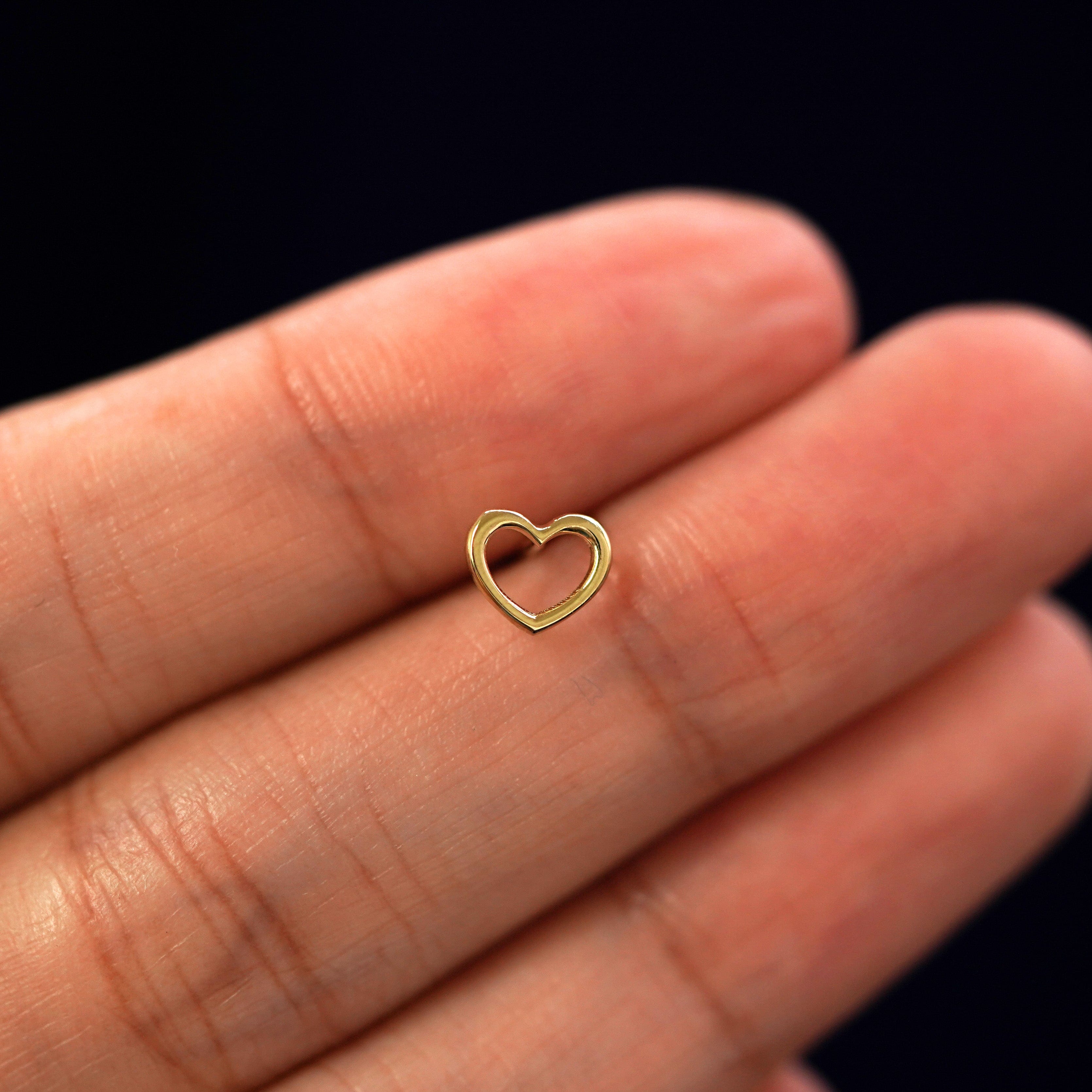 Automic Gold Studio Heart Earring
