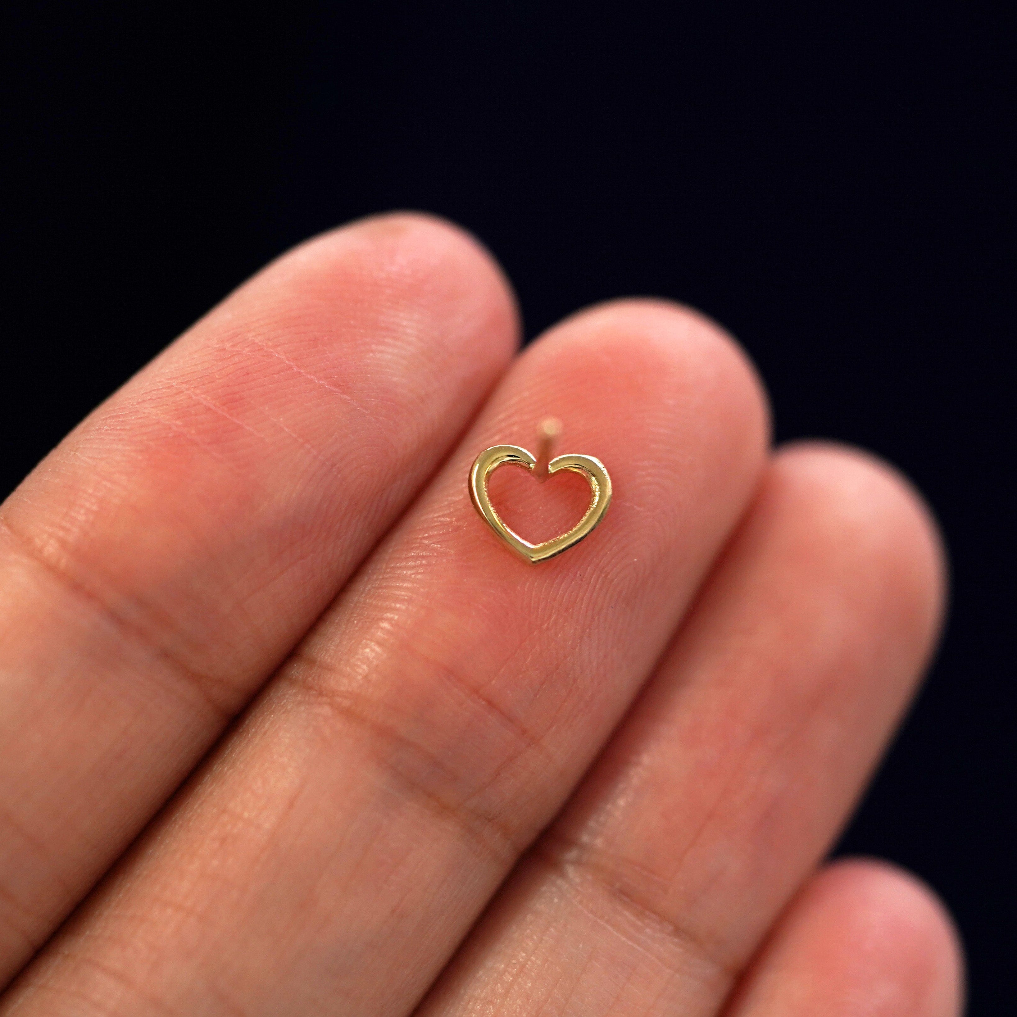 Automic Gold Studio Heart Earring
