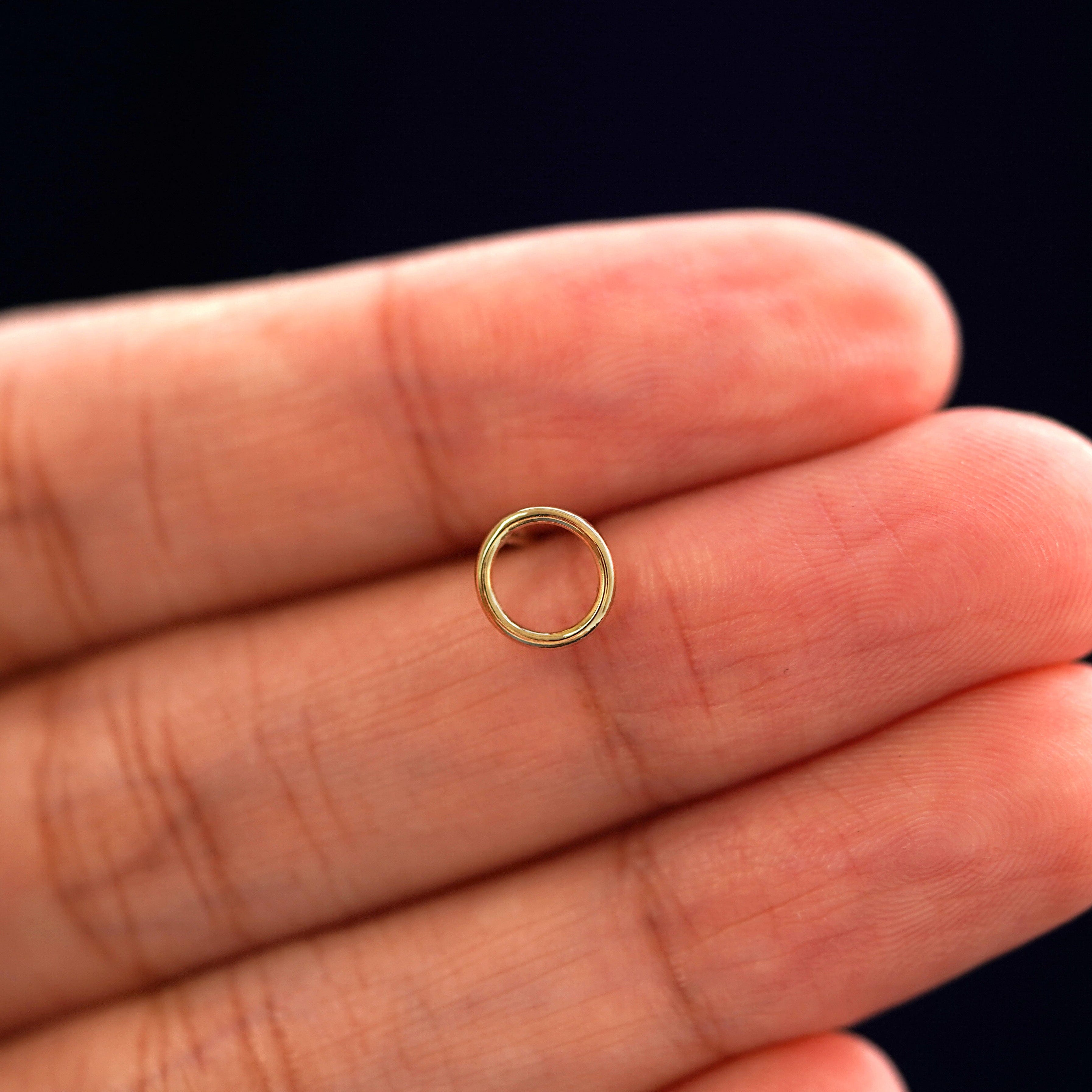 Automic Gold Studio Open Circle Earring