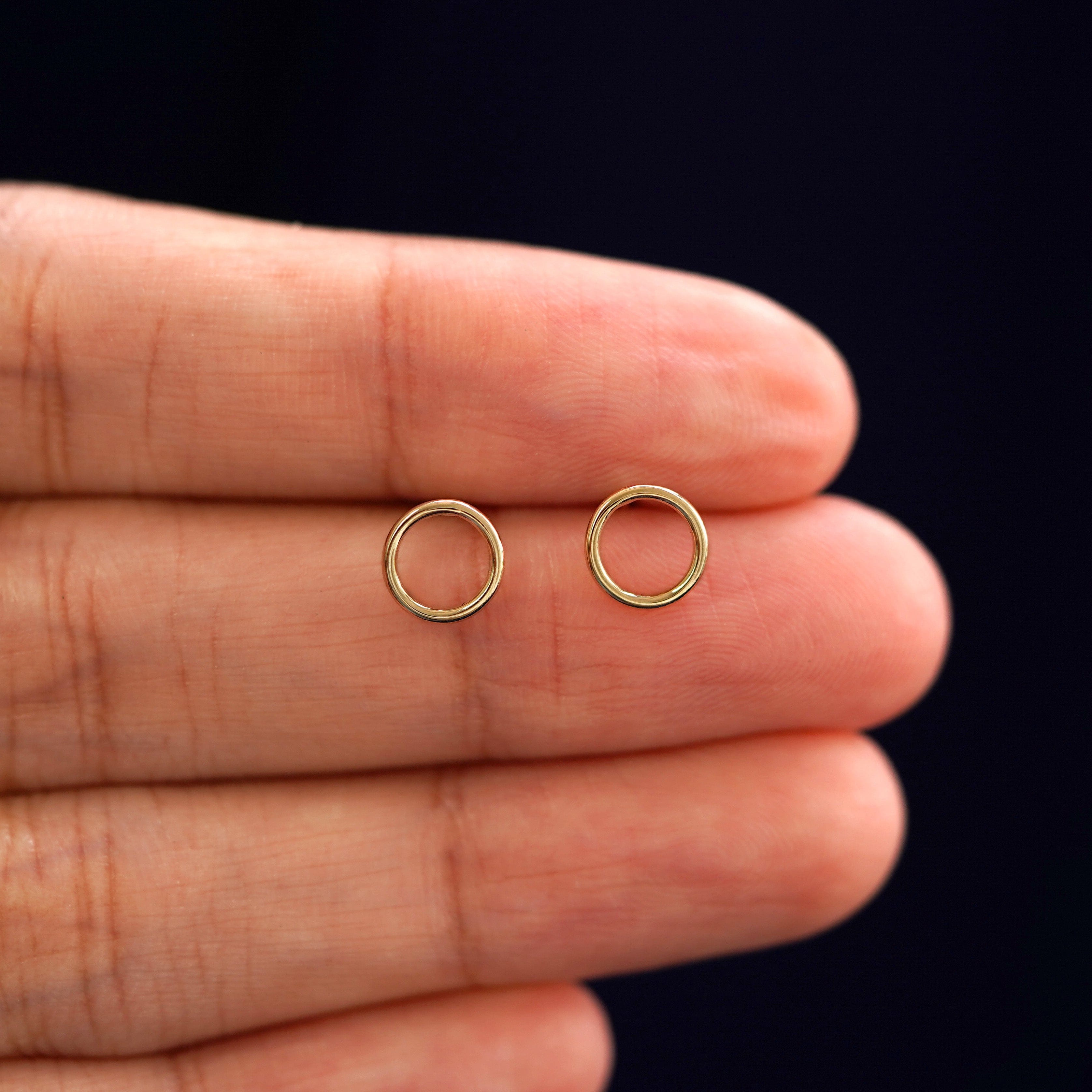 Automic Gold Studio Open Circle Earring