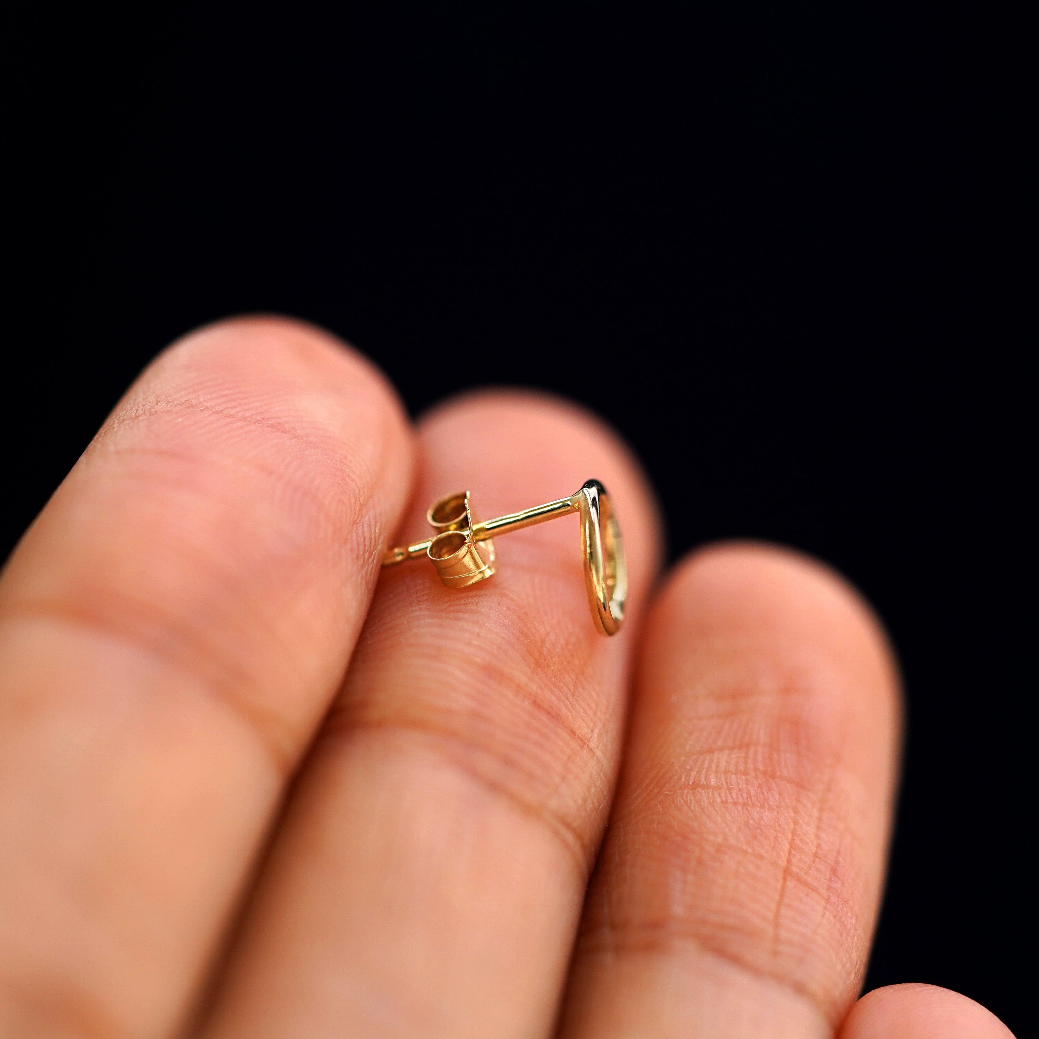 Automic Gold Studio Open Circle Earring