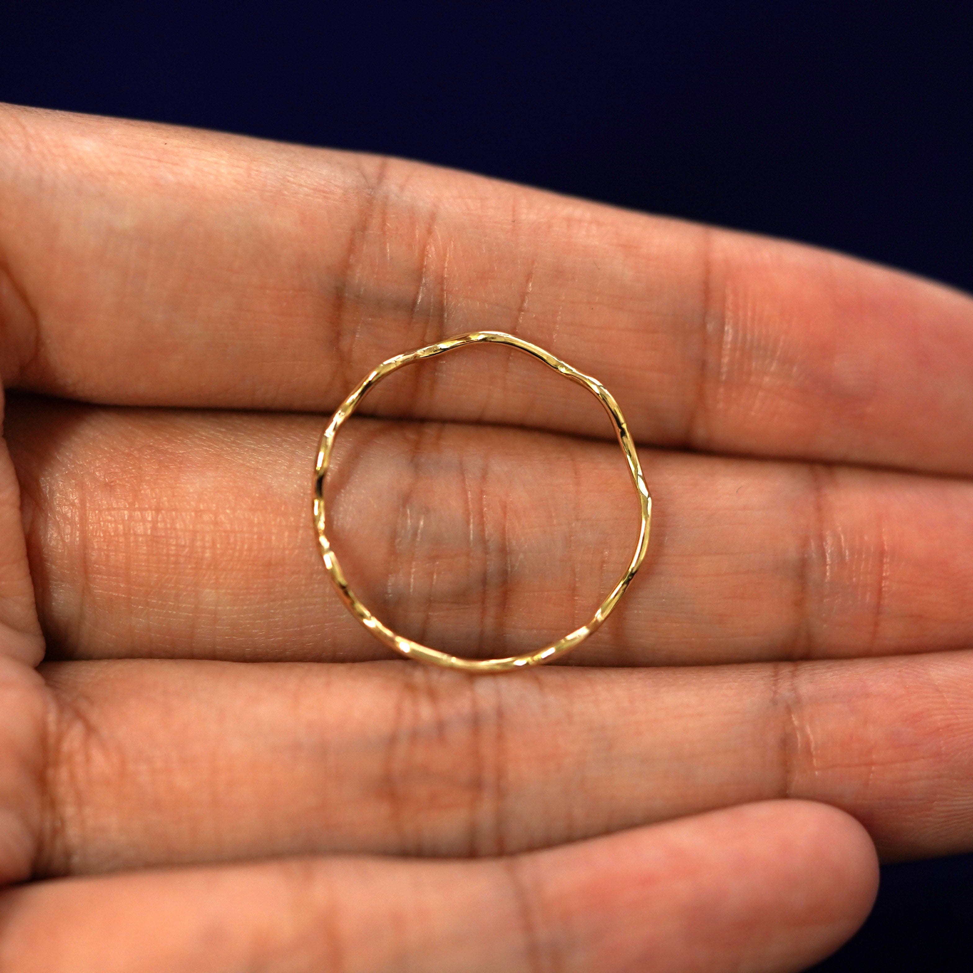 Automic Gold Studio Wave Ring