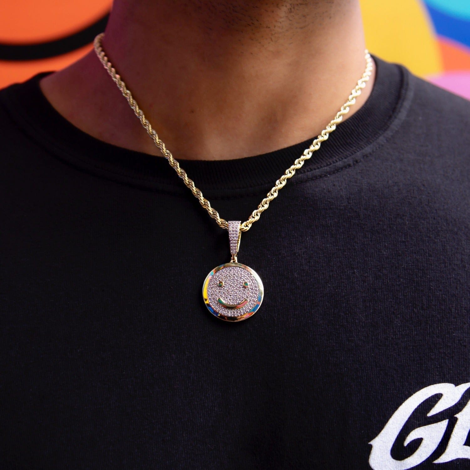 GLD PROMO Happy/Sad Pendant
