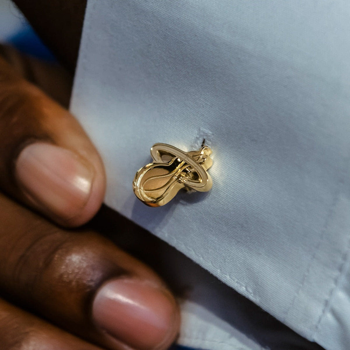 GLD PROMO Miami Heat Official NBA Cufflinks