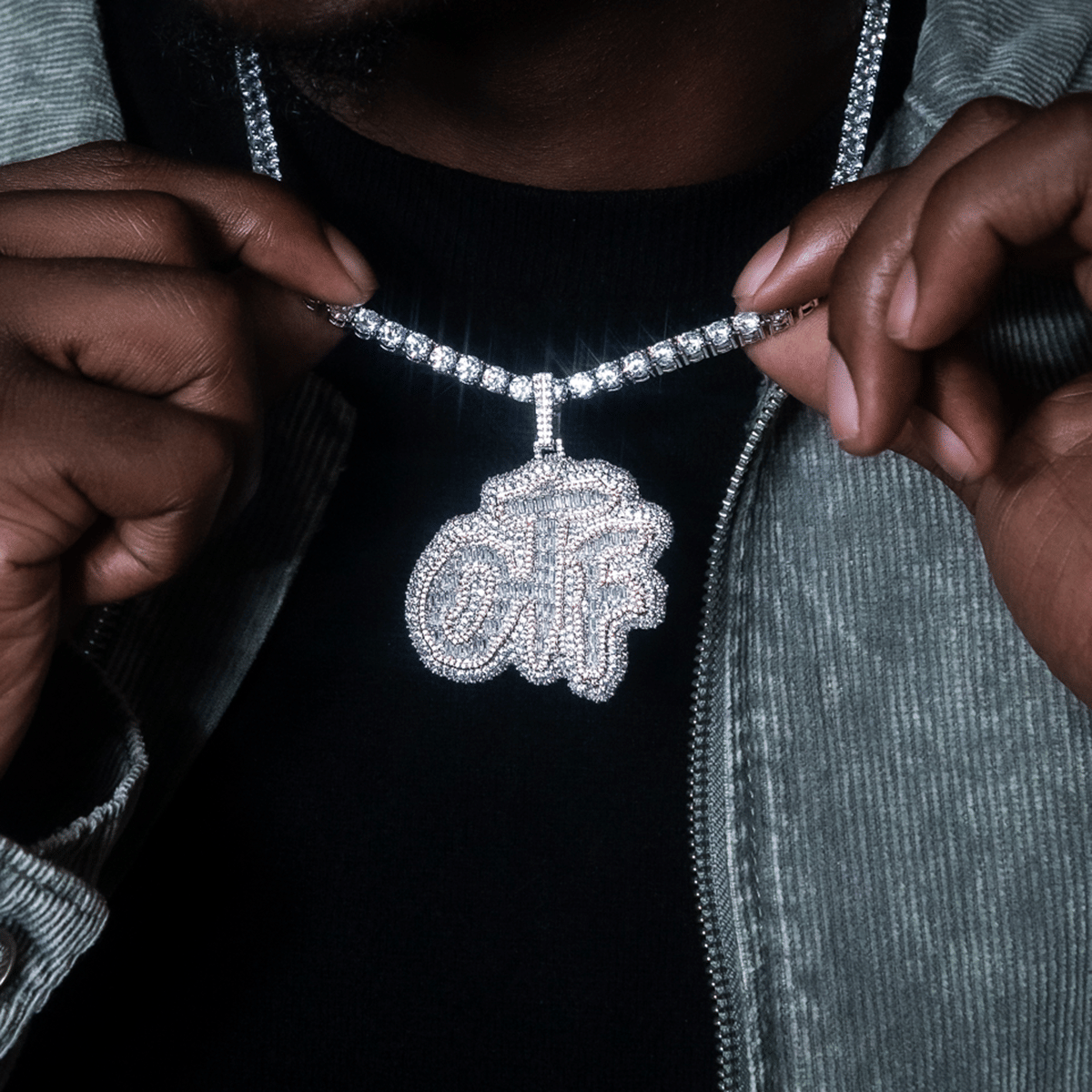 GLD PROMO OTF Paint Logo Pendant