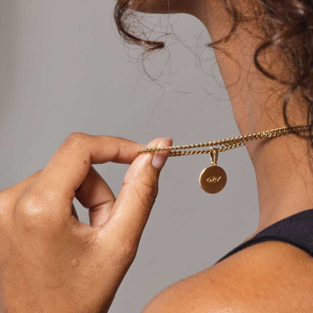 GLD PROMO - WOMEN Scorpio Micro Coin Pendant