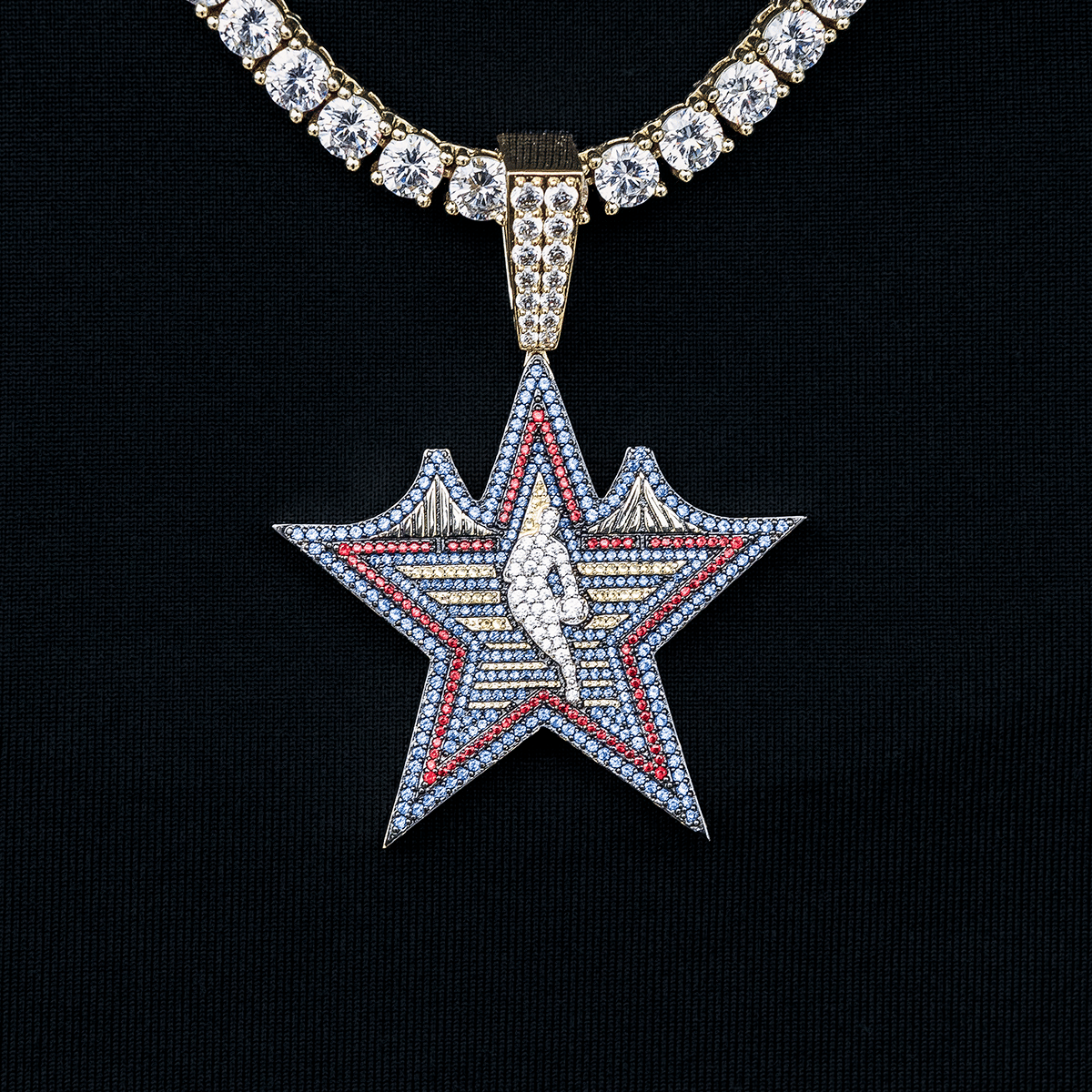 GLD PROMO 2025 All - Star Game Official NBA Logo Pendant