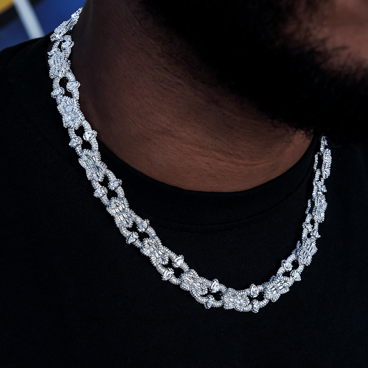 GLD PROMO Gothic Mariner Chain in White Gold