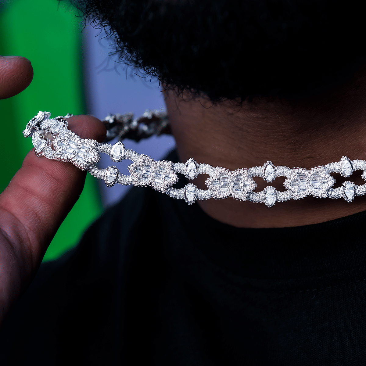 GLD PROMO Gothic Mariner Chain in White Gold