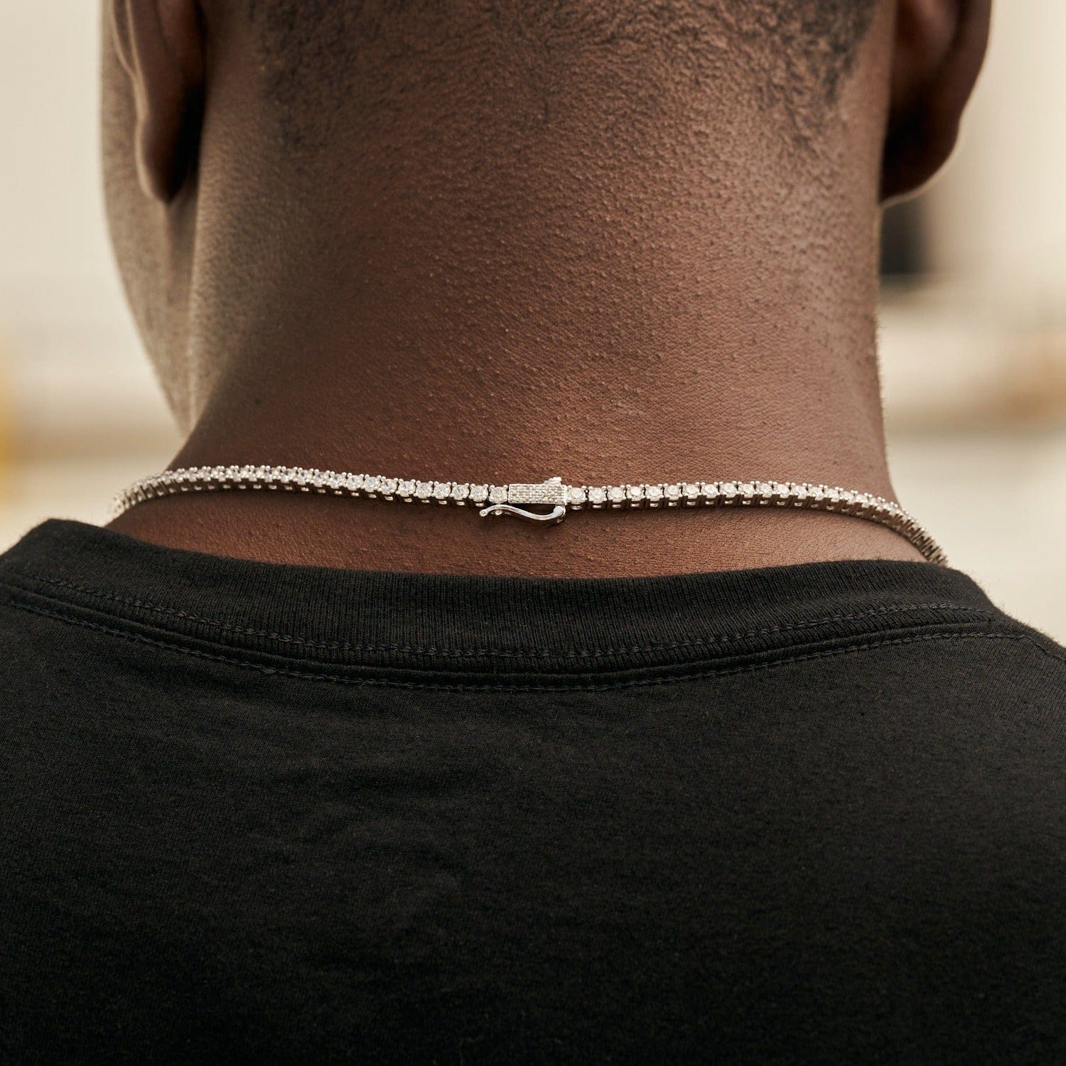 GLD PROMO 3 mm Diamond Cross Tennis Chain