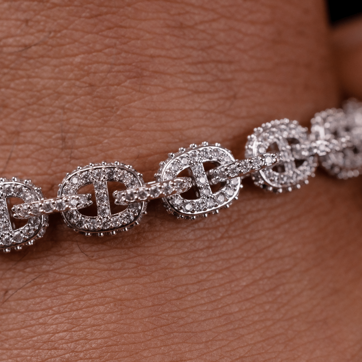 GLD PROMO Micro Valentina Bracelet in White Gold