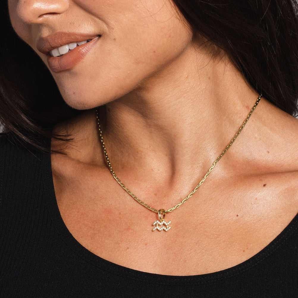 GLD PROMO - WOMEN Astrology Pave Pendants