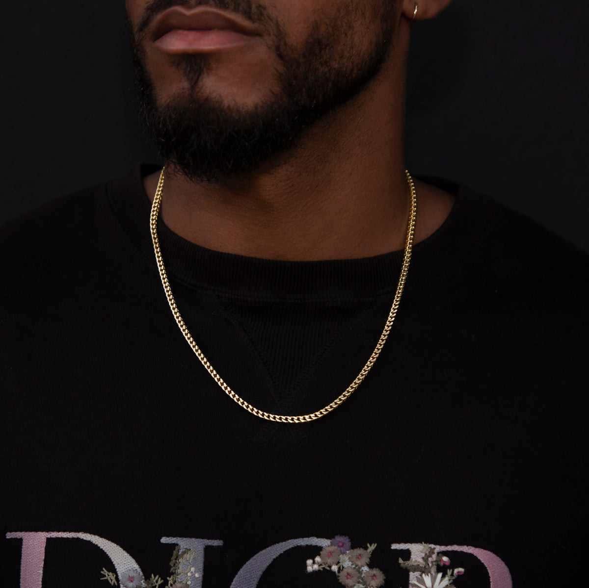 GLD Men 18k Vermeil Franco Chain - 3 mm