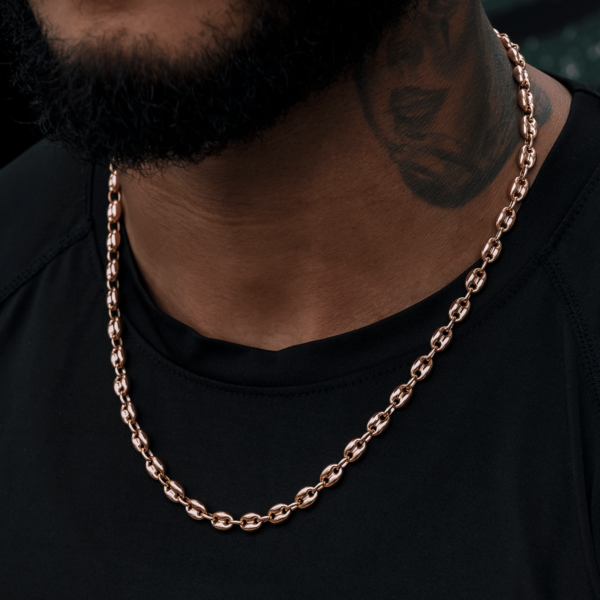 GLD PROMO Valentina Chain in Rose Gold - 7 mm