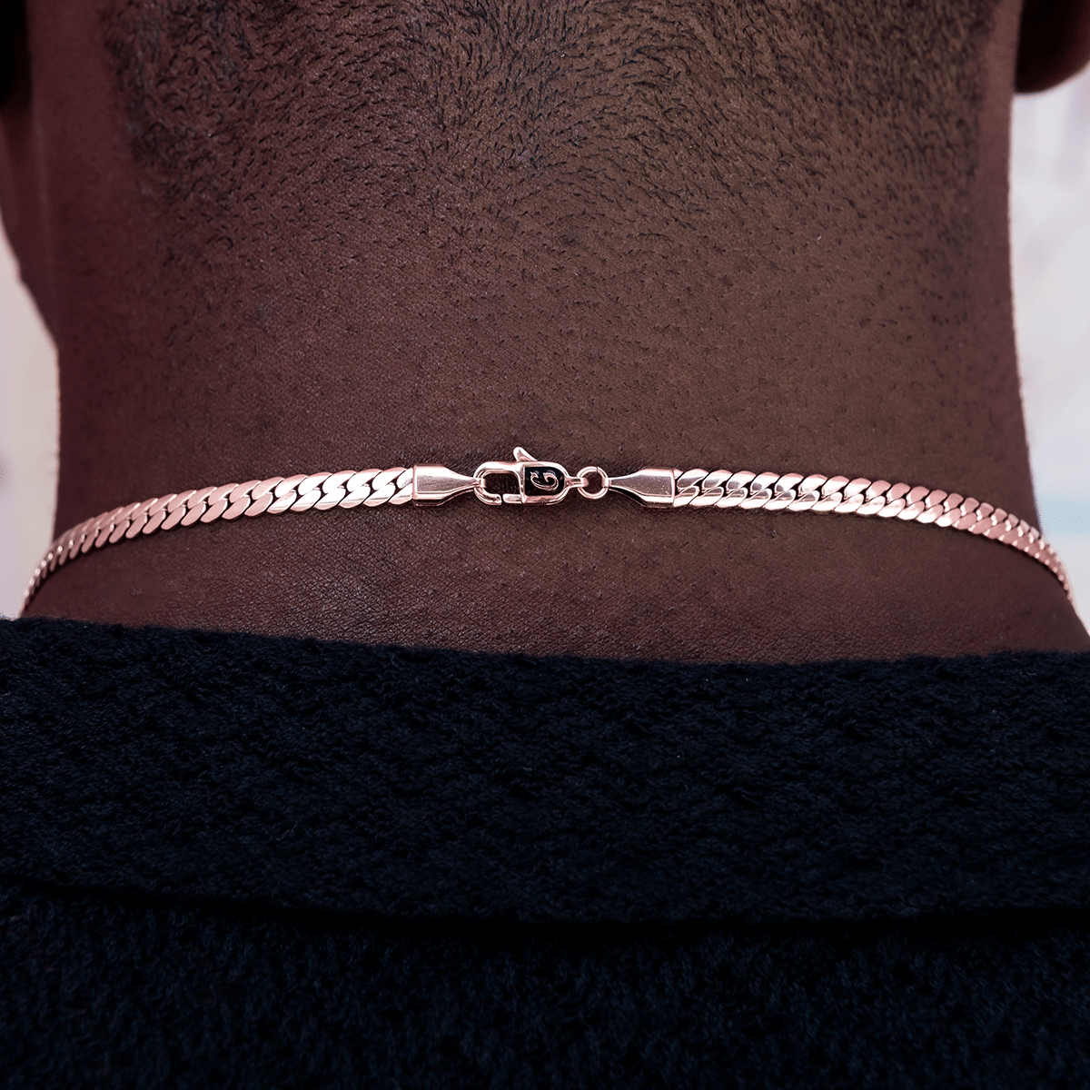 GLD PROMO South Beach Cuban™ Chain in Rose Gold - 5 mm