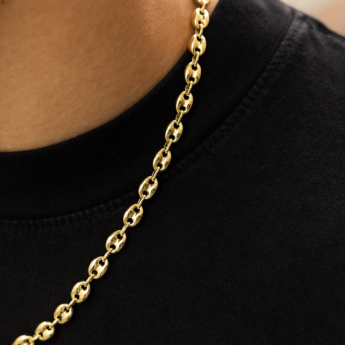 GLD Men Valentina Chain in Yellow Gold - 7 mm