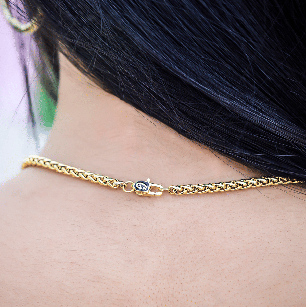 GLD Women Palm Chain - 4 mm