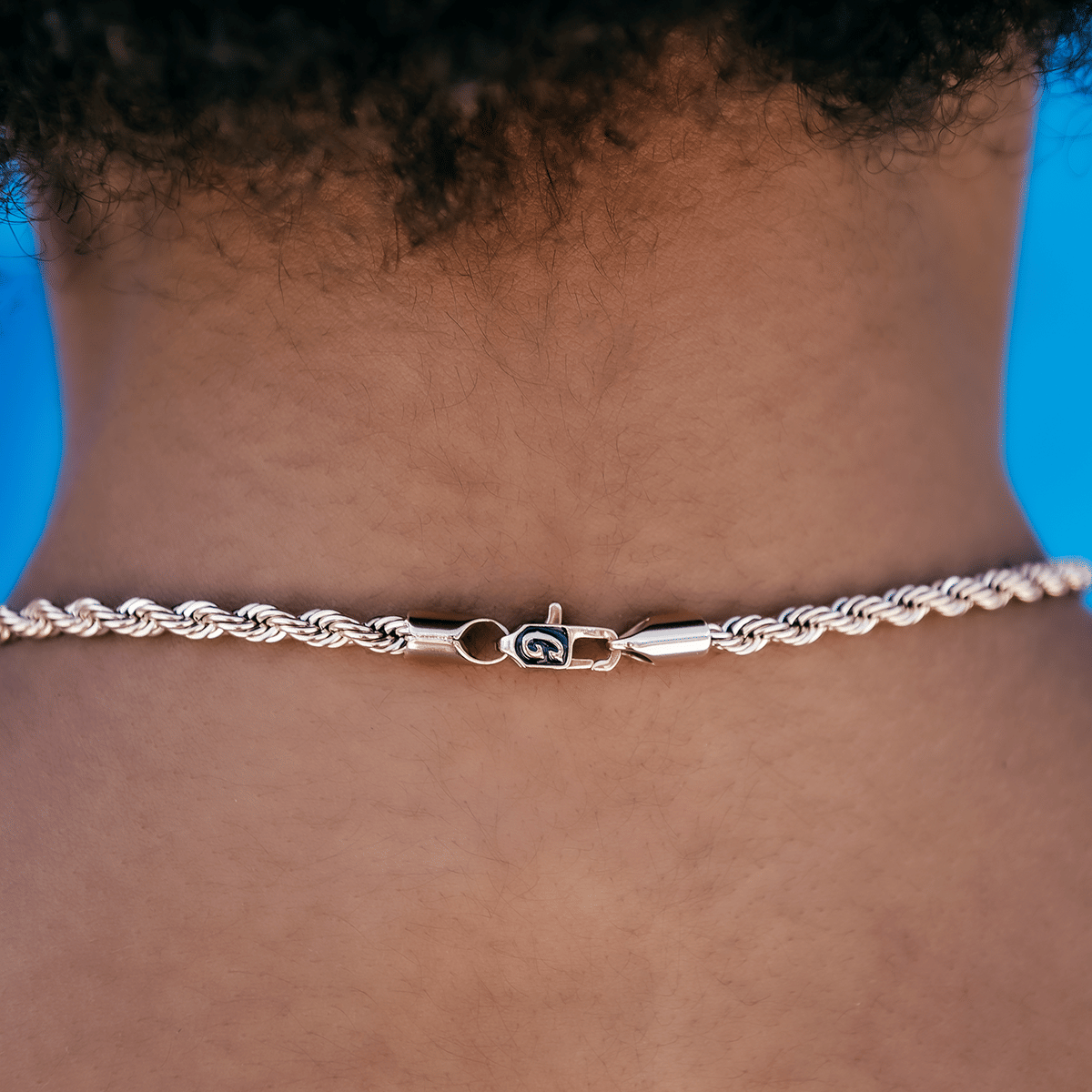 GLD Women Rope Necklace in Rose Gold - 4 mm