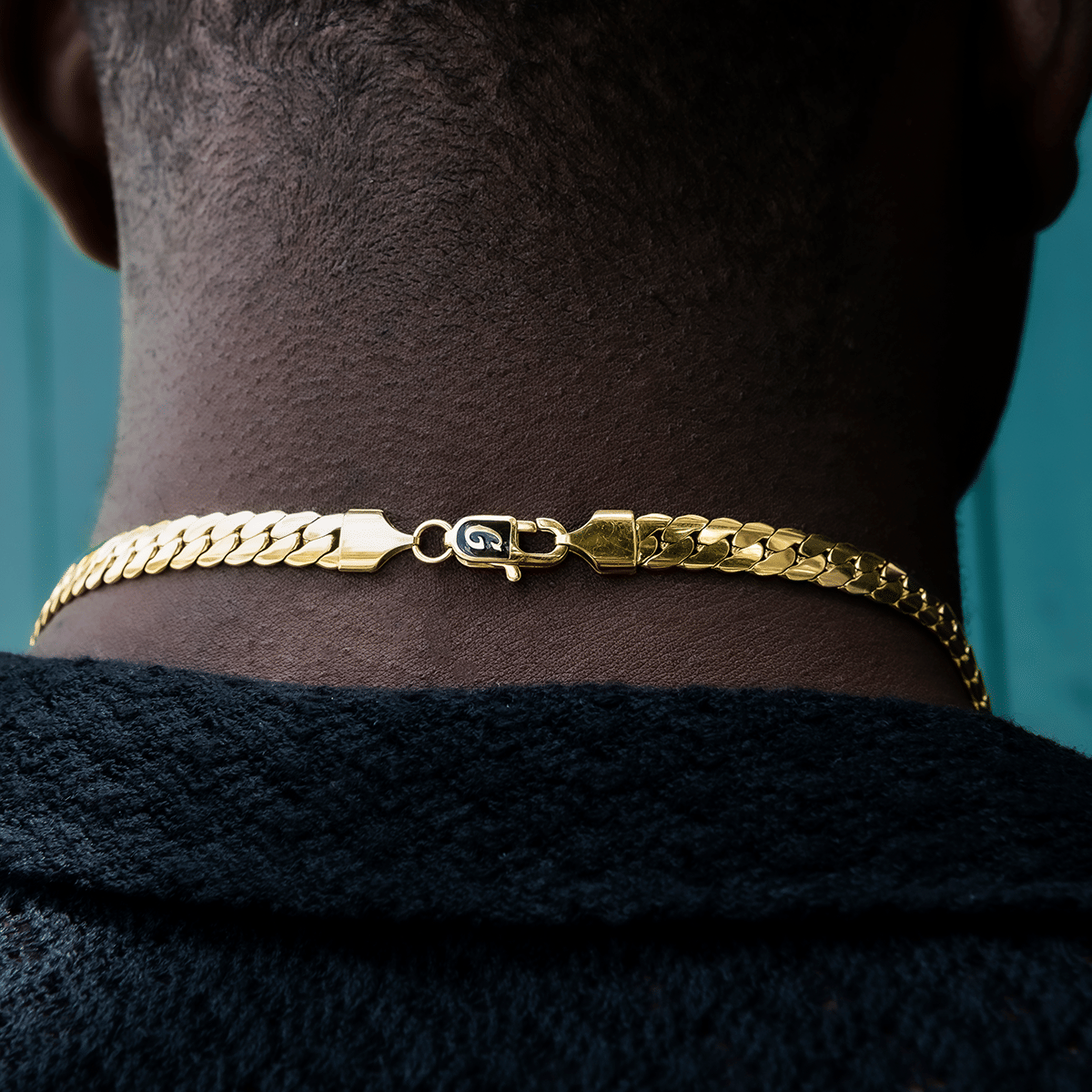 GLD Men South Beach Cuban™ Chain in Yellow Gold - 8 mm