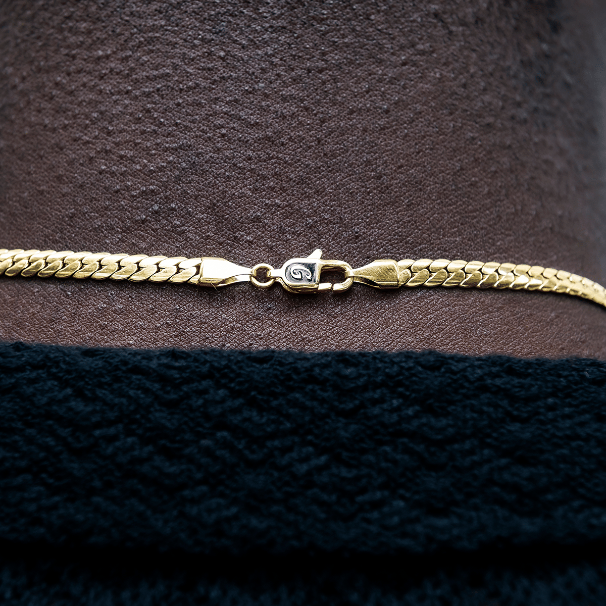 GLD Men South Beach Cuban™ Chain in Yellow Gold - 5 mm