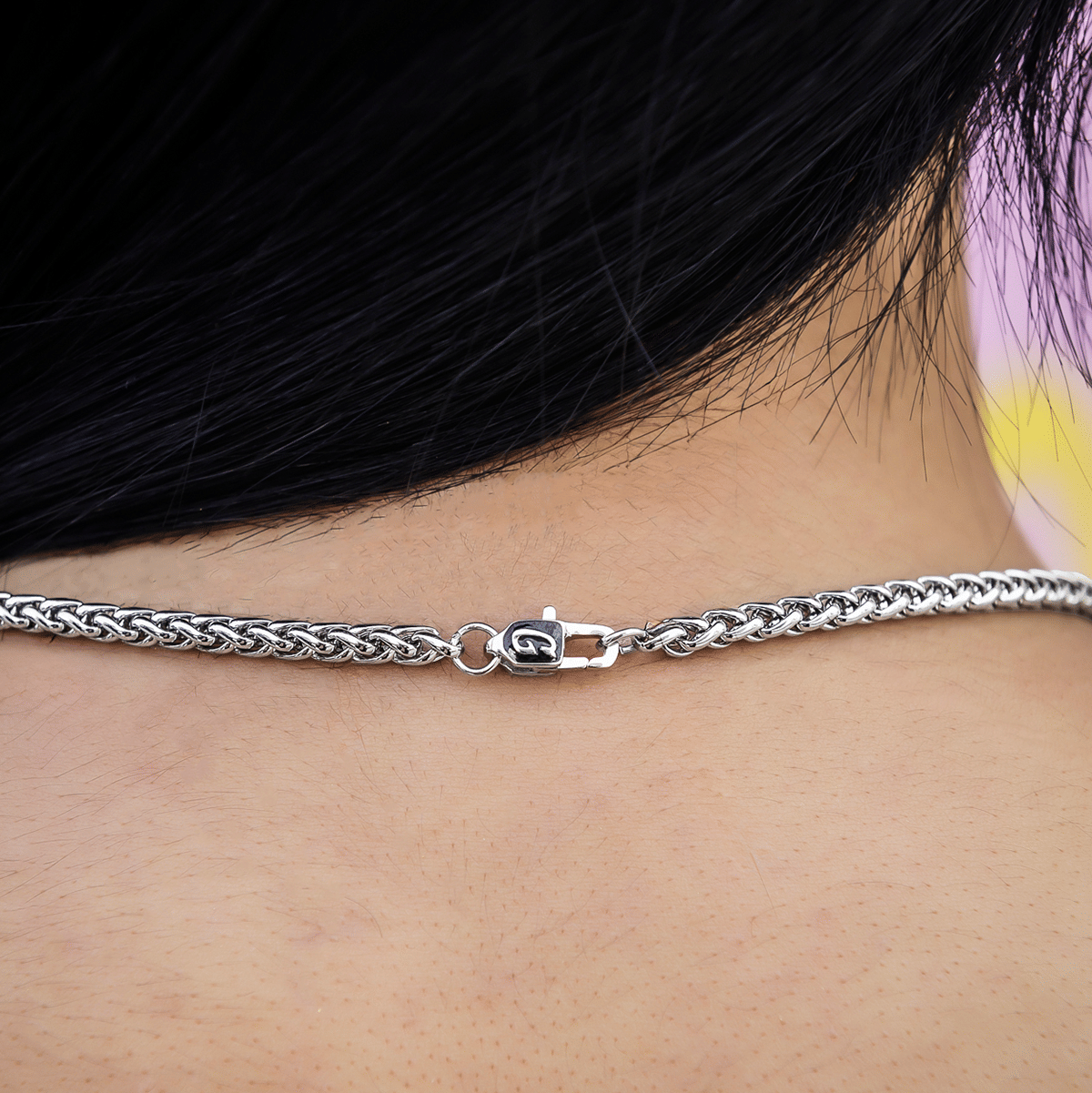 GLD PROMO - WOMEN Palm Chain in White Gold - 4 mm