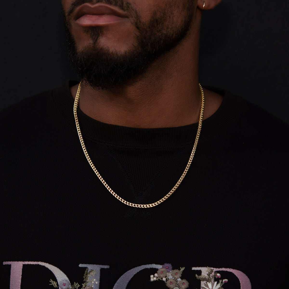 GLD PROMO Franco Chain in Yellow Gold - 3 mm