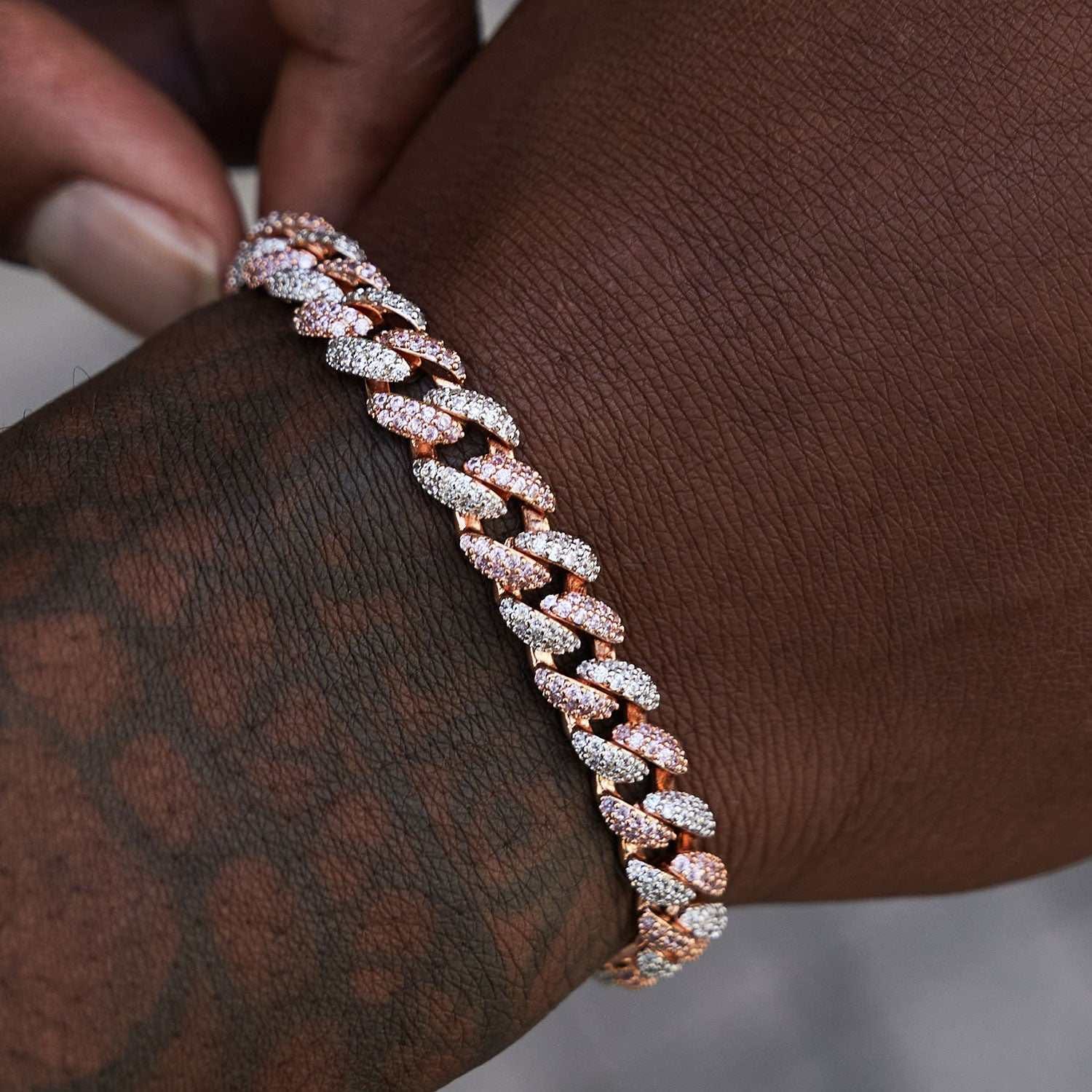 GLD PROMO Two - Tone GLD Link Bracelet - 8.5 mm