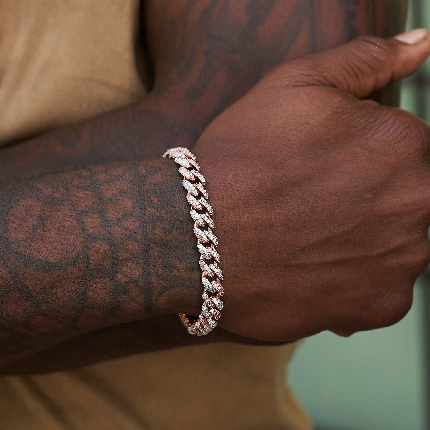 GLD PROMO Two - Tone GLD Link Bracelet - 8.5 mm