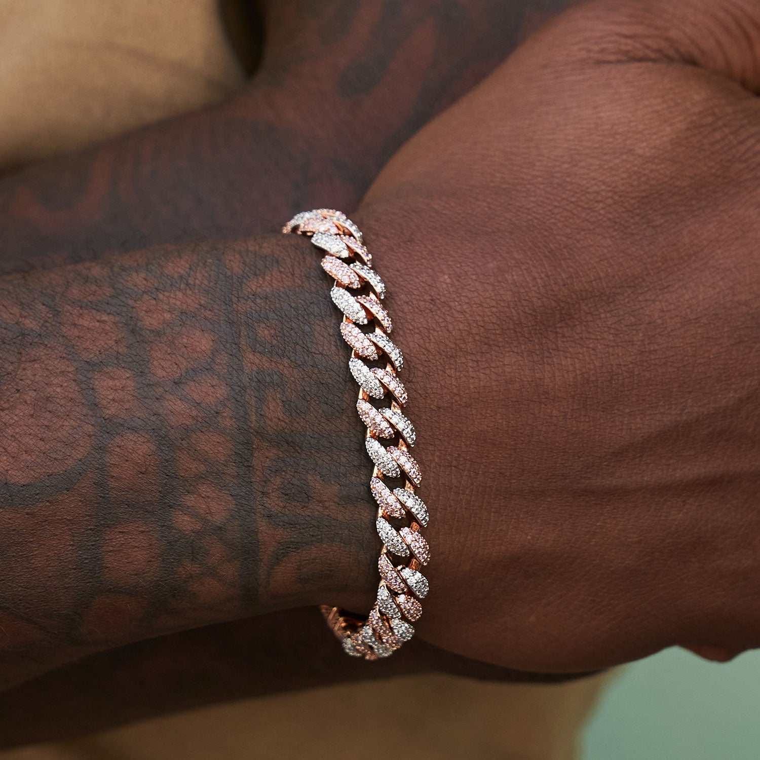 GLD PROMO Two - Tone GLD Link Bracelet - 8.5 mm