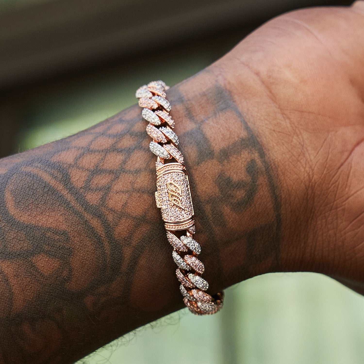 GLD PROMO Two - Tone GLD Link Bracelet - 8.5 mm