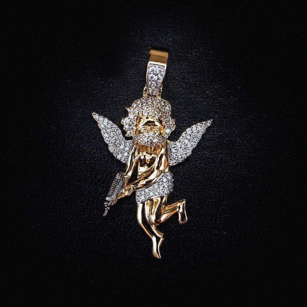 GLD Men Masked Angel Pendant