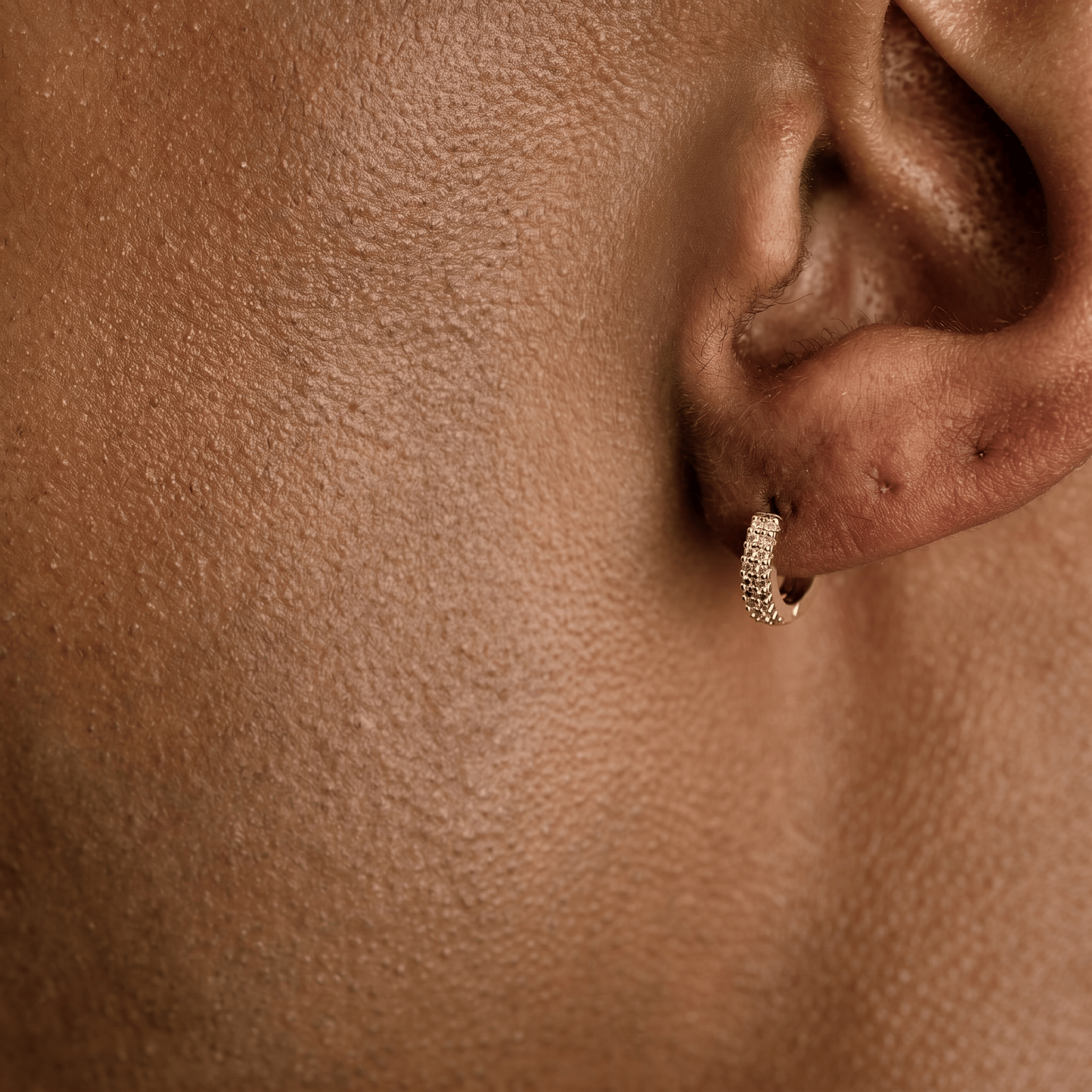 GLD PROMO Double Row Hoop Earrings in Yellow Gold